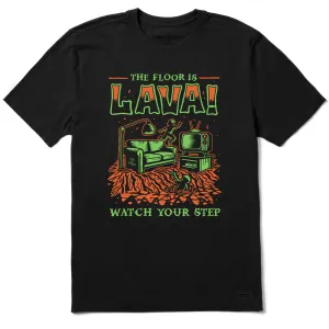 Basic Piece Men's The Floor is Lava Short Sleeve Tee