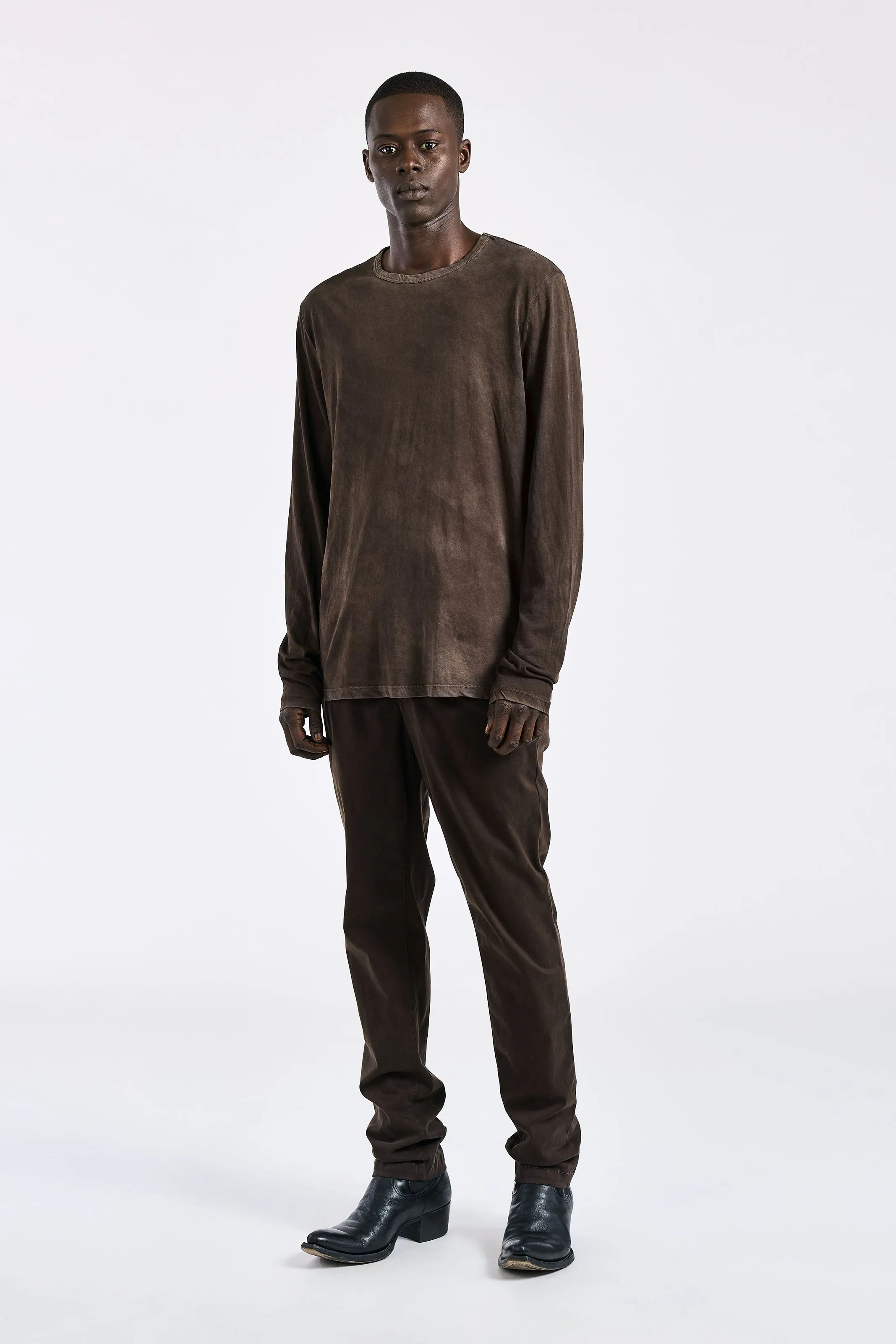 Classic Crew Long Sleeve Shirt Good stretch