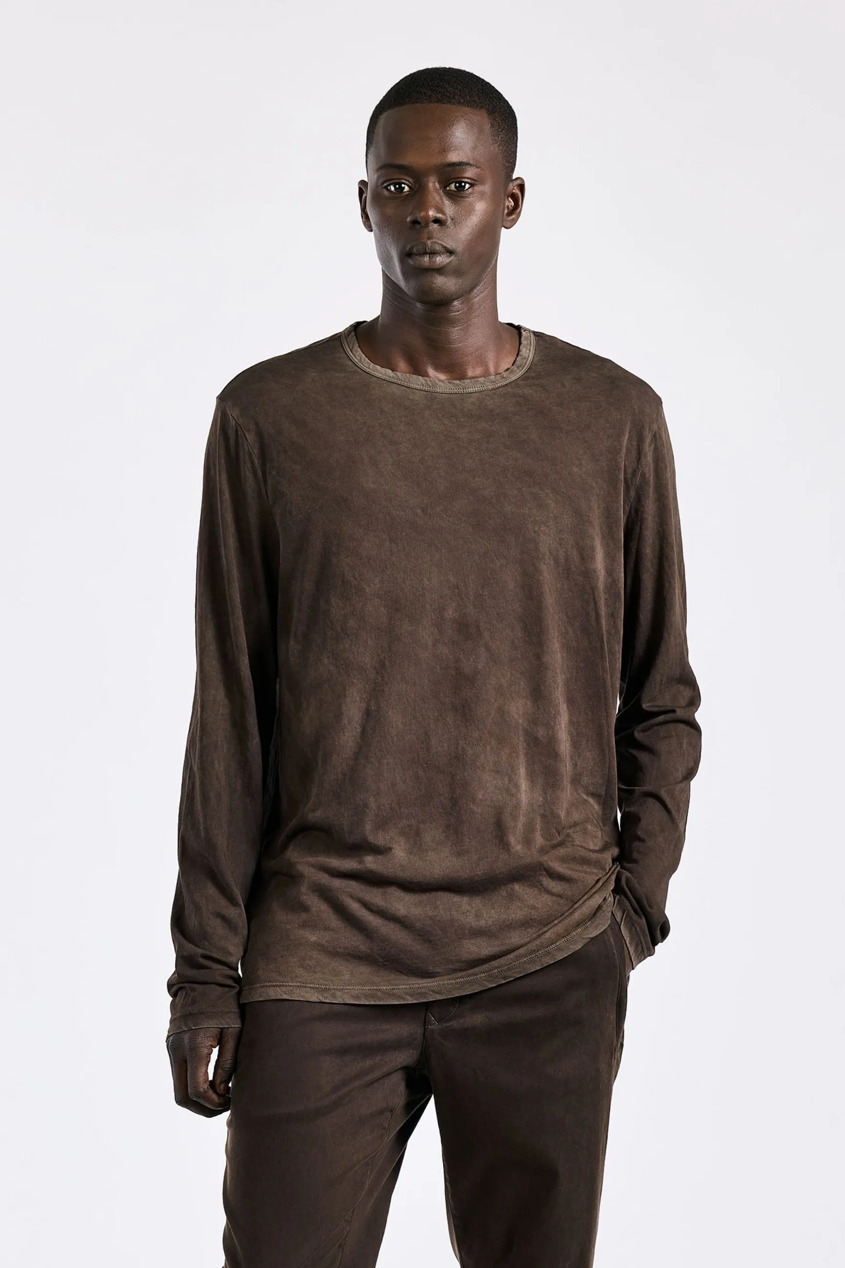 City Smart Look Classic Crew Long Sleeve Shirt