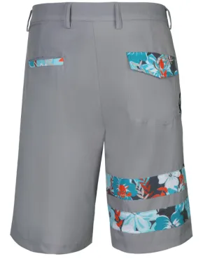 Street Mood Eco - friendly Tattoo Golf: Men's Zuma ProCool Golf Shorts - Zuma Grey-Zuma