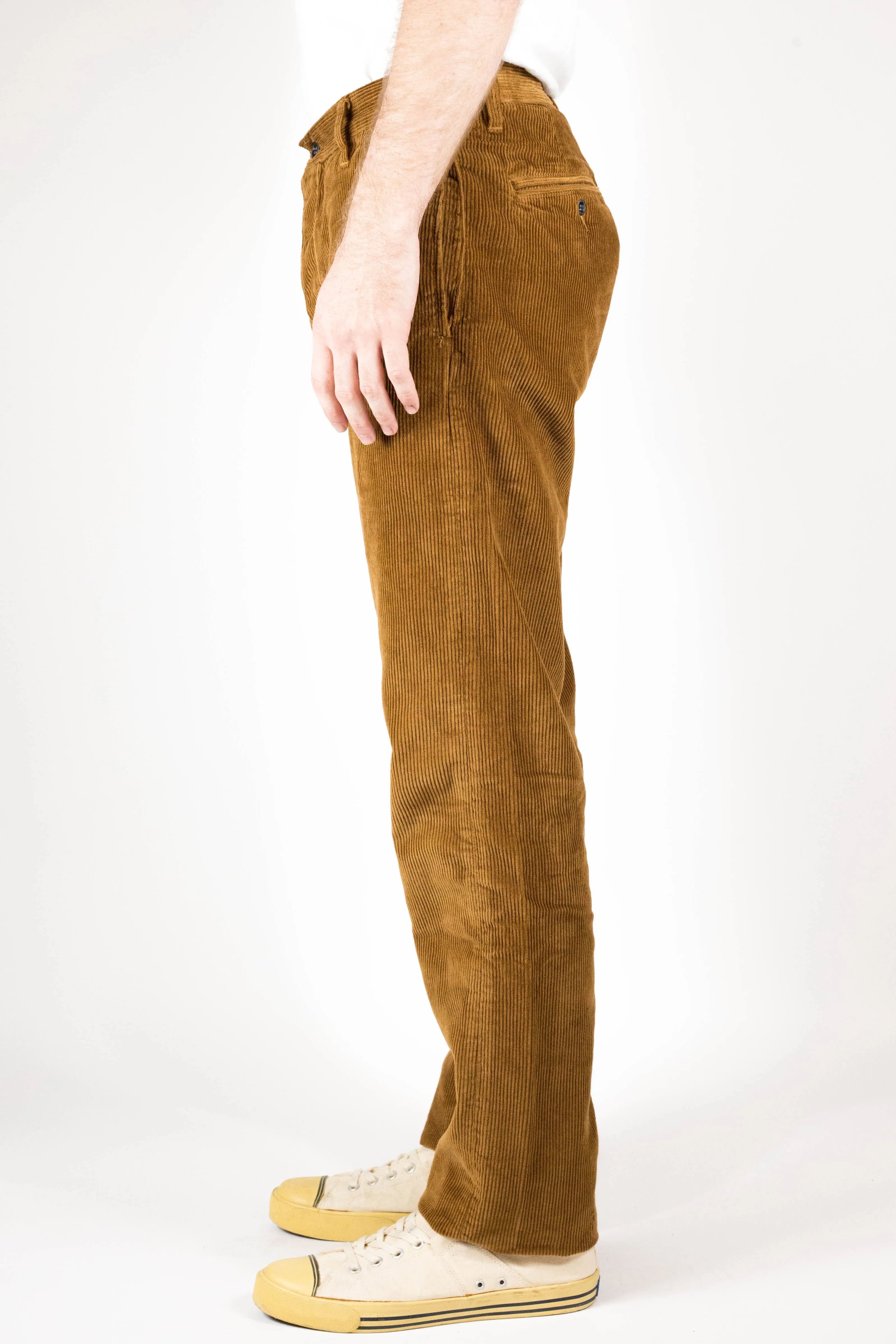 TaglessLabel Stain Resistant Japanese  8 wale Caramel Corduroy Miners