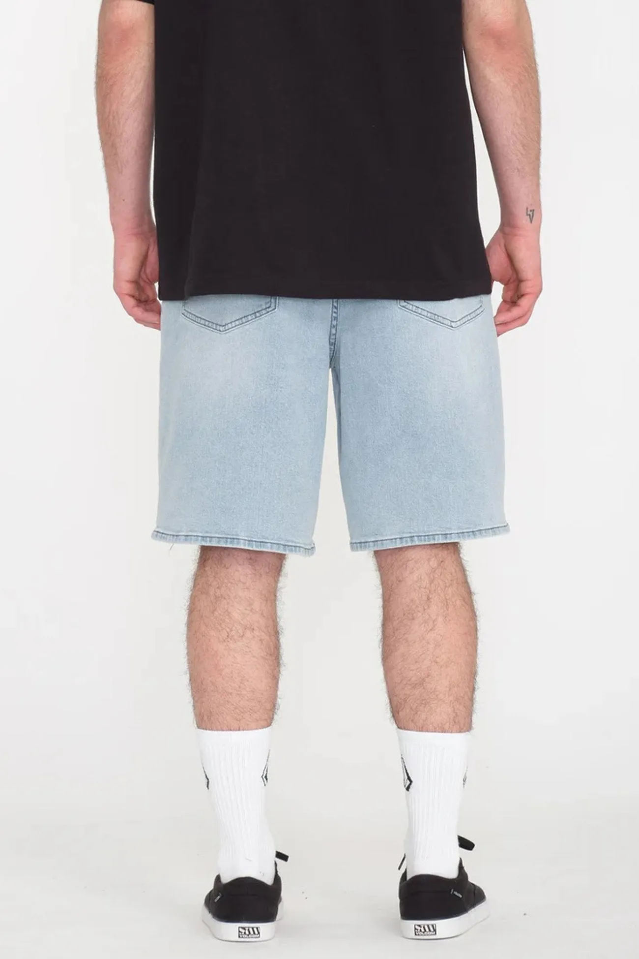 Multi Directional Flex Billow Denim Short Desert Dirt Indigo