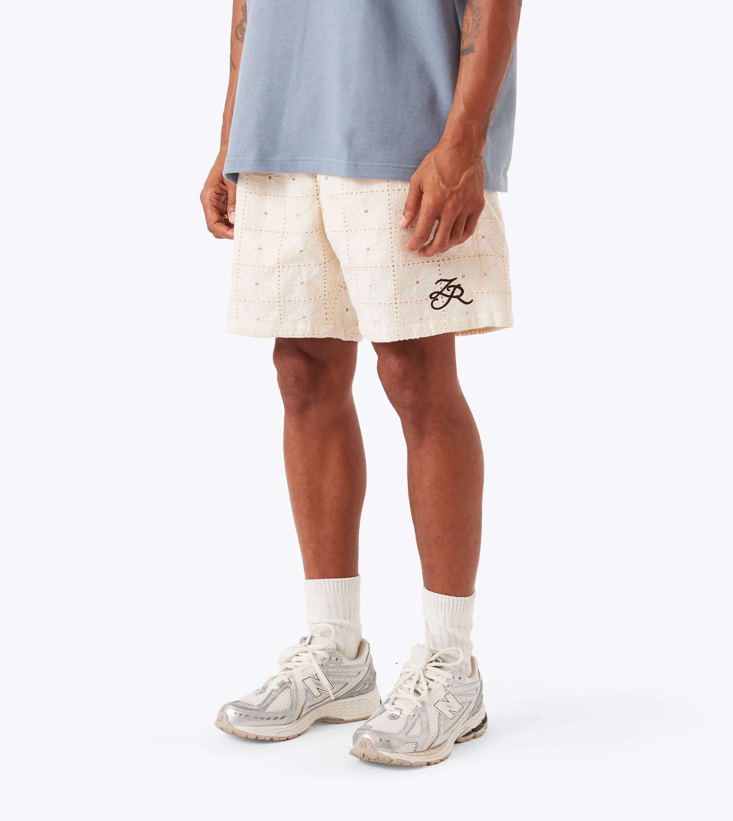 Lace Vacay Short Vintage White tank top