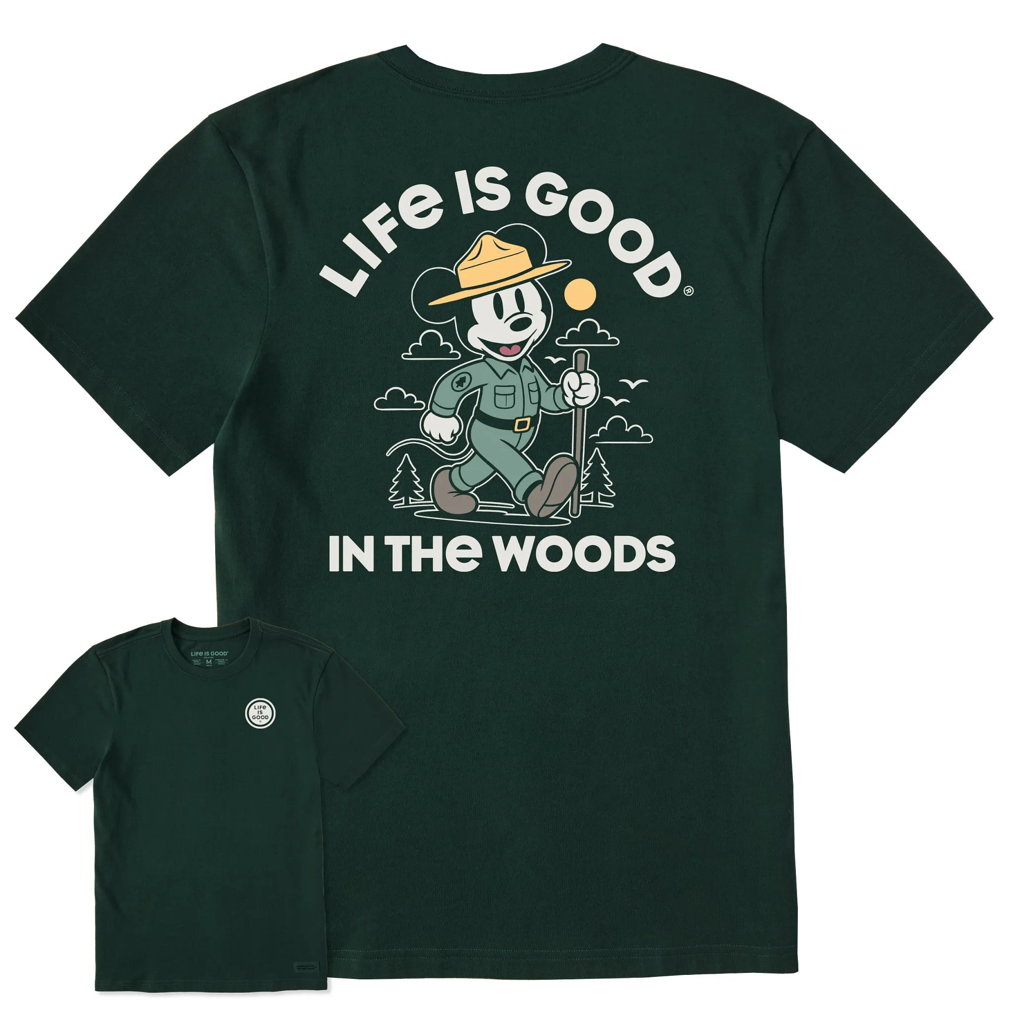 Sustainable Fibers Men's Willie in the Woods Short Sleeve Crusher Tee