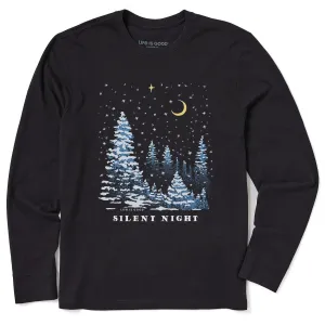Performance Comfort Smart Fit Men's Silent Snowy Night Long Sleeve Crusher Tee