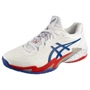 Shock absorption Asics Men's Court FF 3 Novak - White/Asics Blue