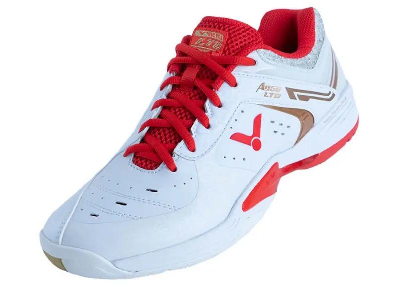 Secure Edge Victor A950LTD AD Badminton Shoes [Bright White/Racing Red]