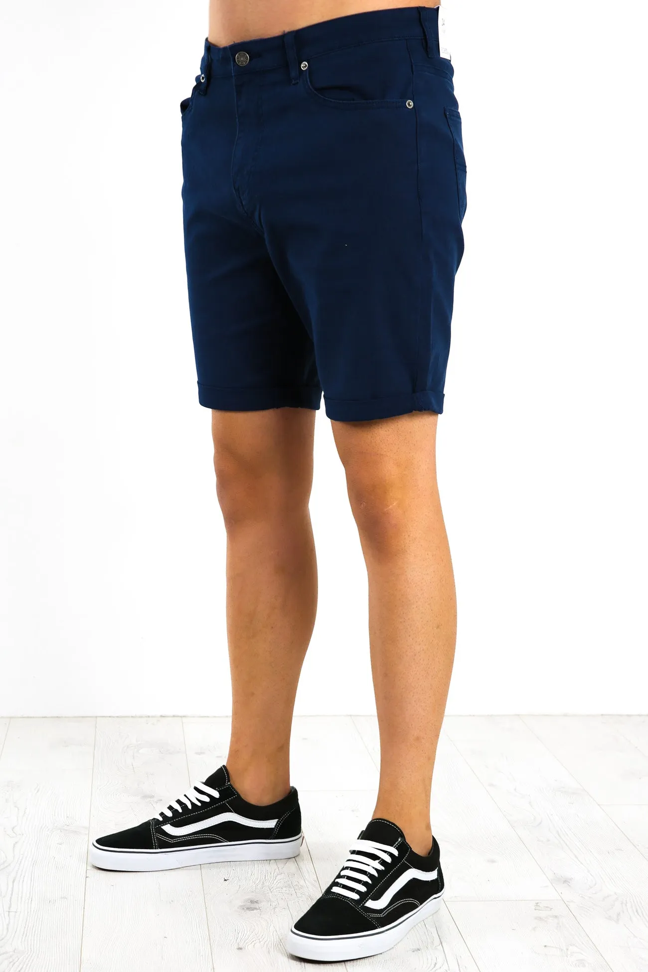 R3 Canvas Short Dark Ink Fleece Lining