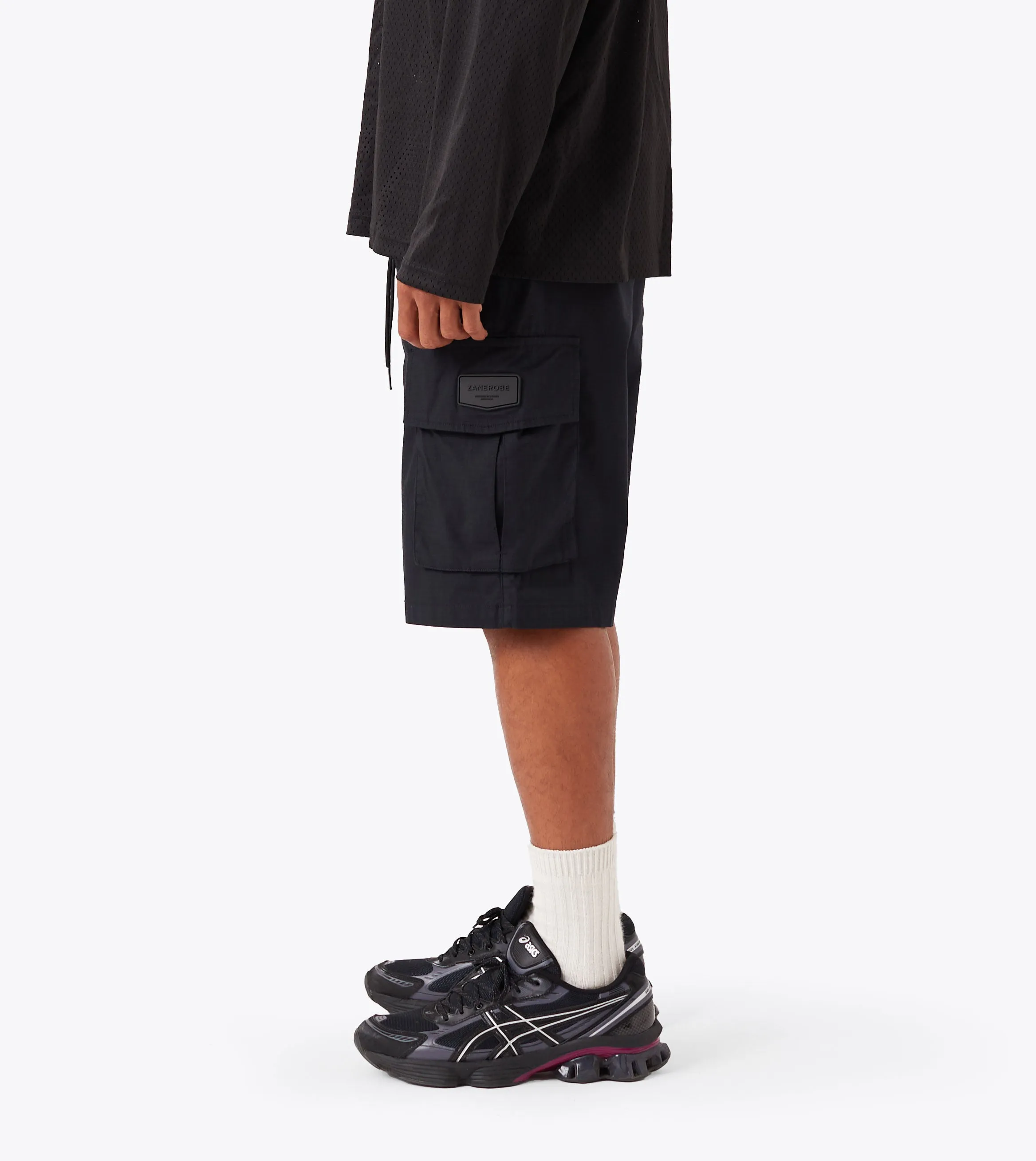 Parachute Short Black gym kit All Comfort