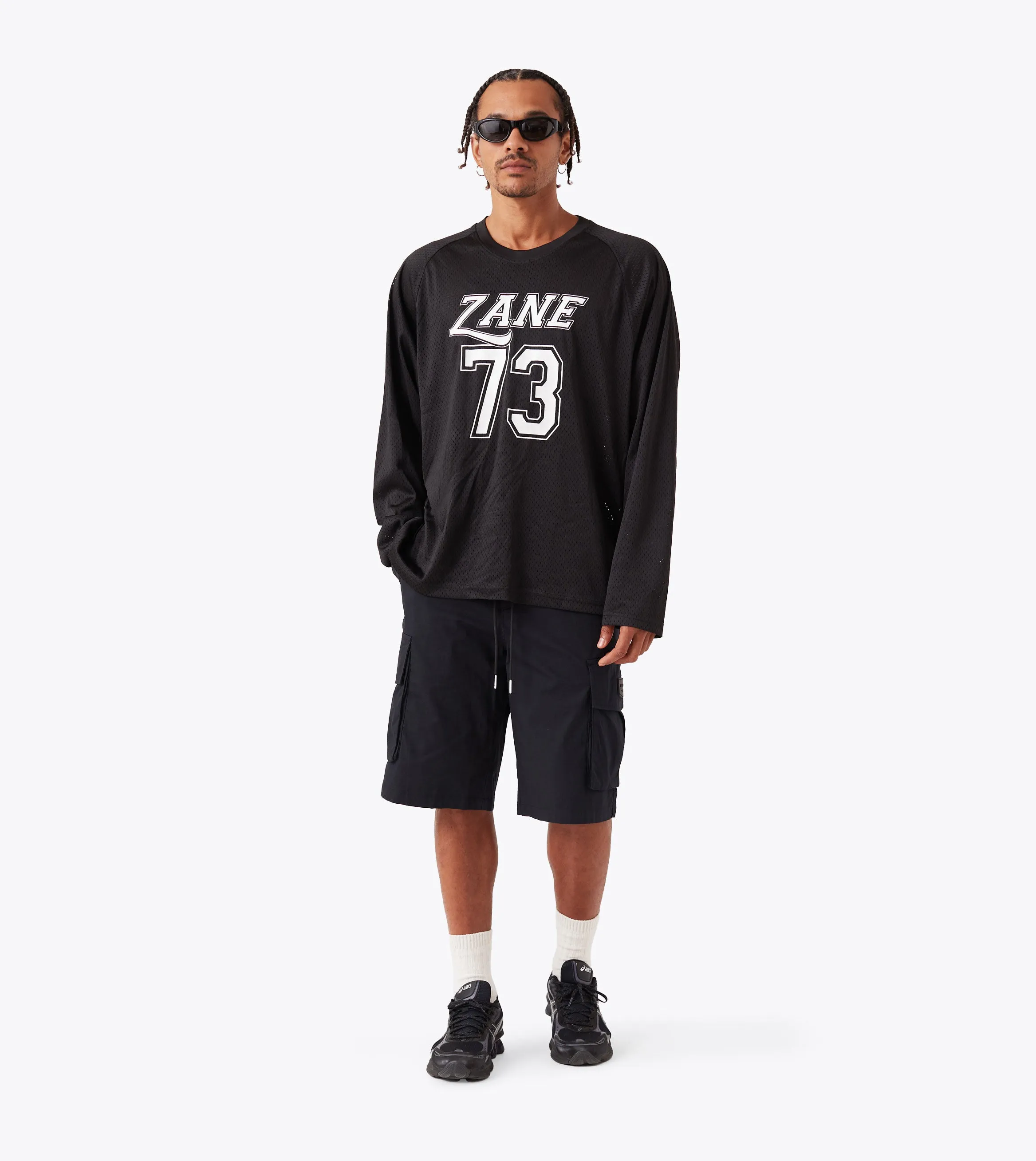 Parachute Short Black lounging clothes NonSlipGrip