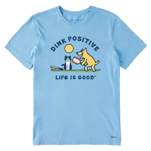 Men's Rocket & Tux Dink Positive Short Sleeve Tee High Density Knit Slim Fit Cut