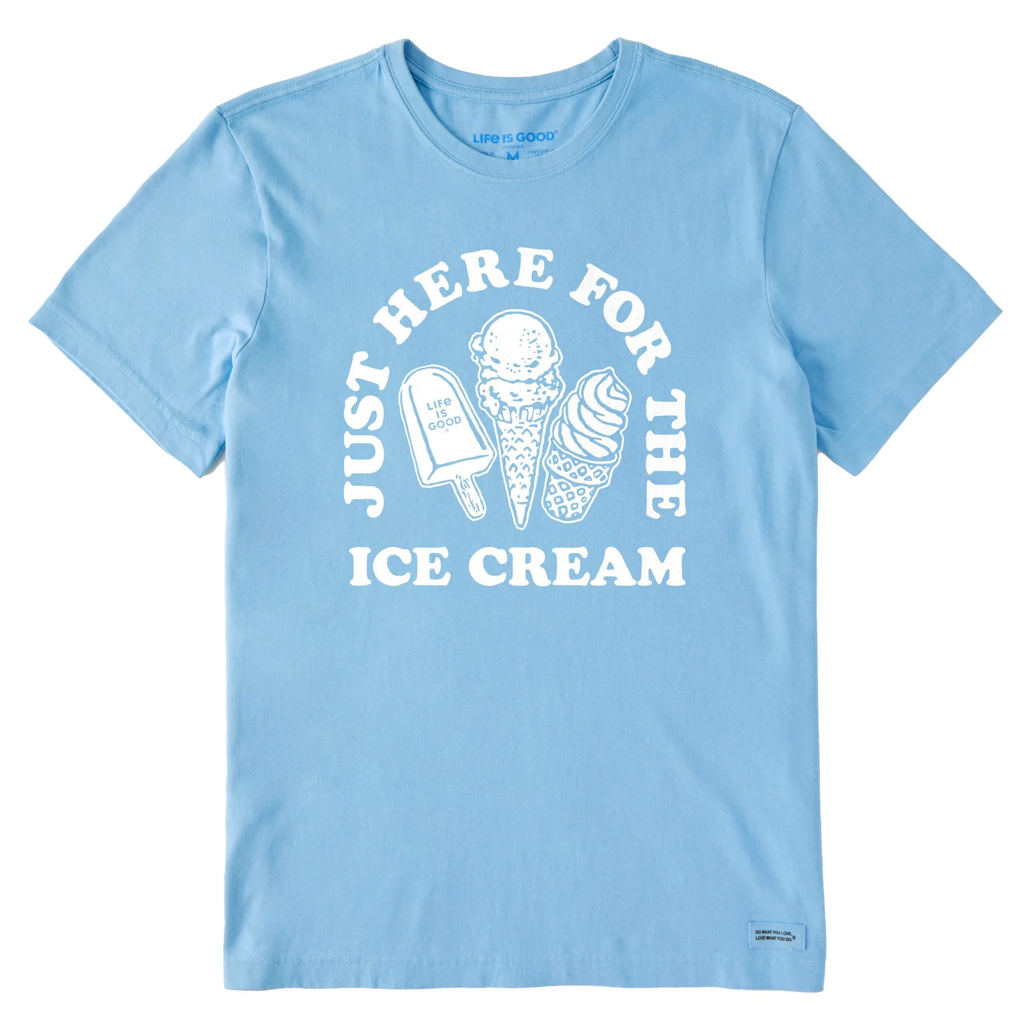 Comfort Wear Fit Men's Here for the Ice Cream Short Sleeve Tee
