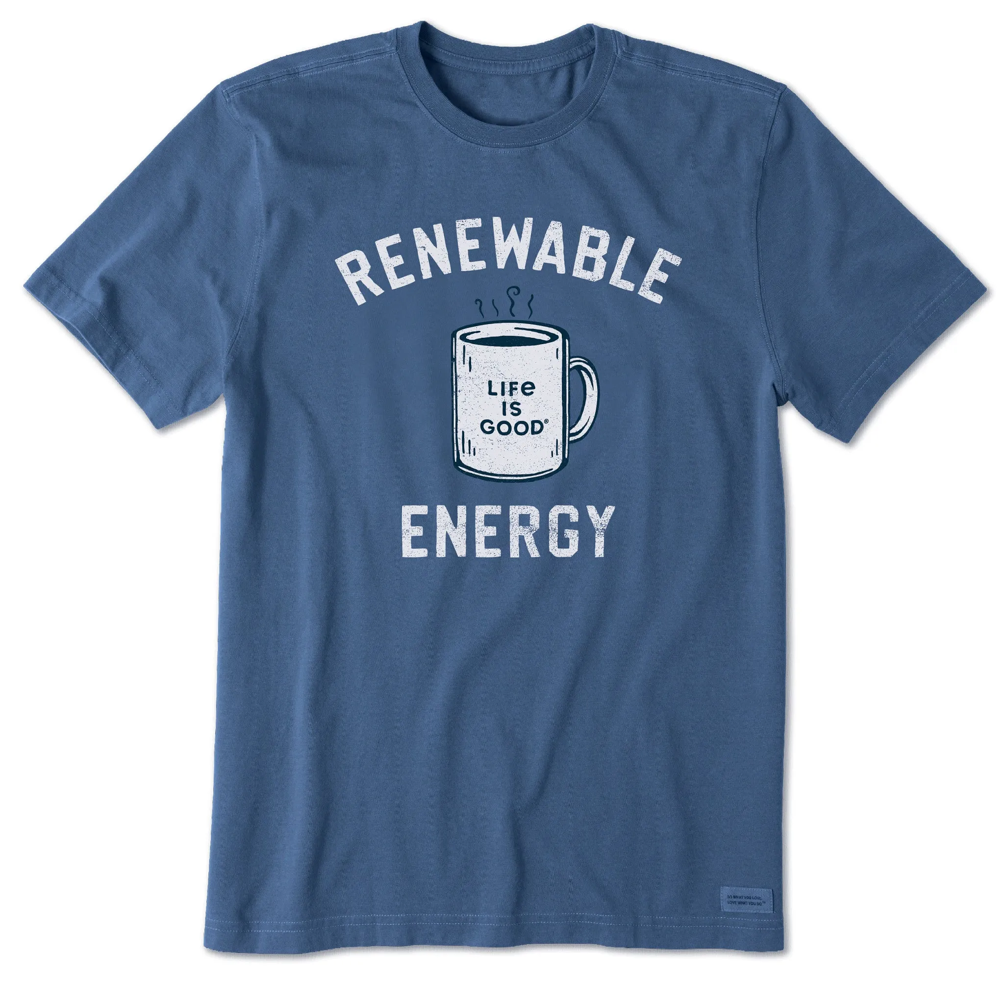 Fit for All Seasons Premium Cotton Blend Men's Renewable Energy Mug Short Sleeve Tee