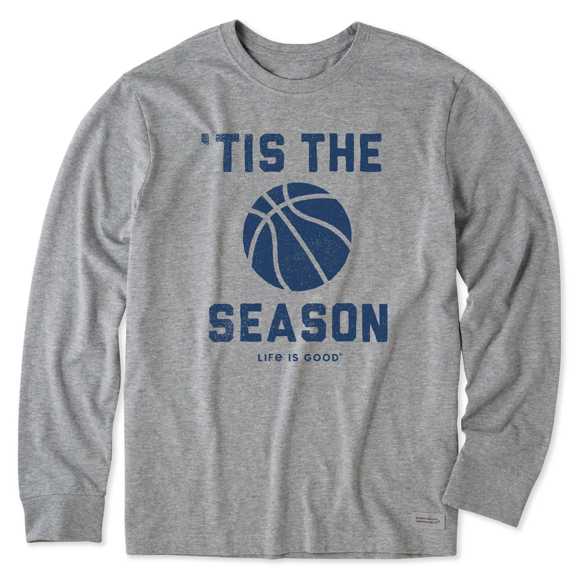 Men's Tis the Season Basketball Long Sleeve Crusher Tee Fashion-Forward Look