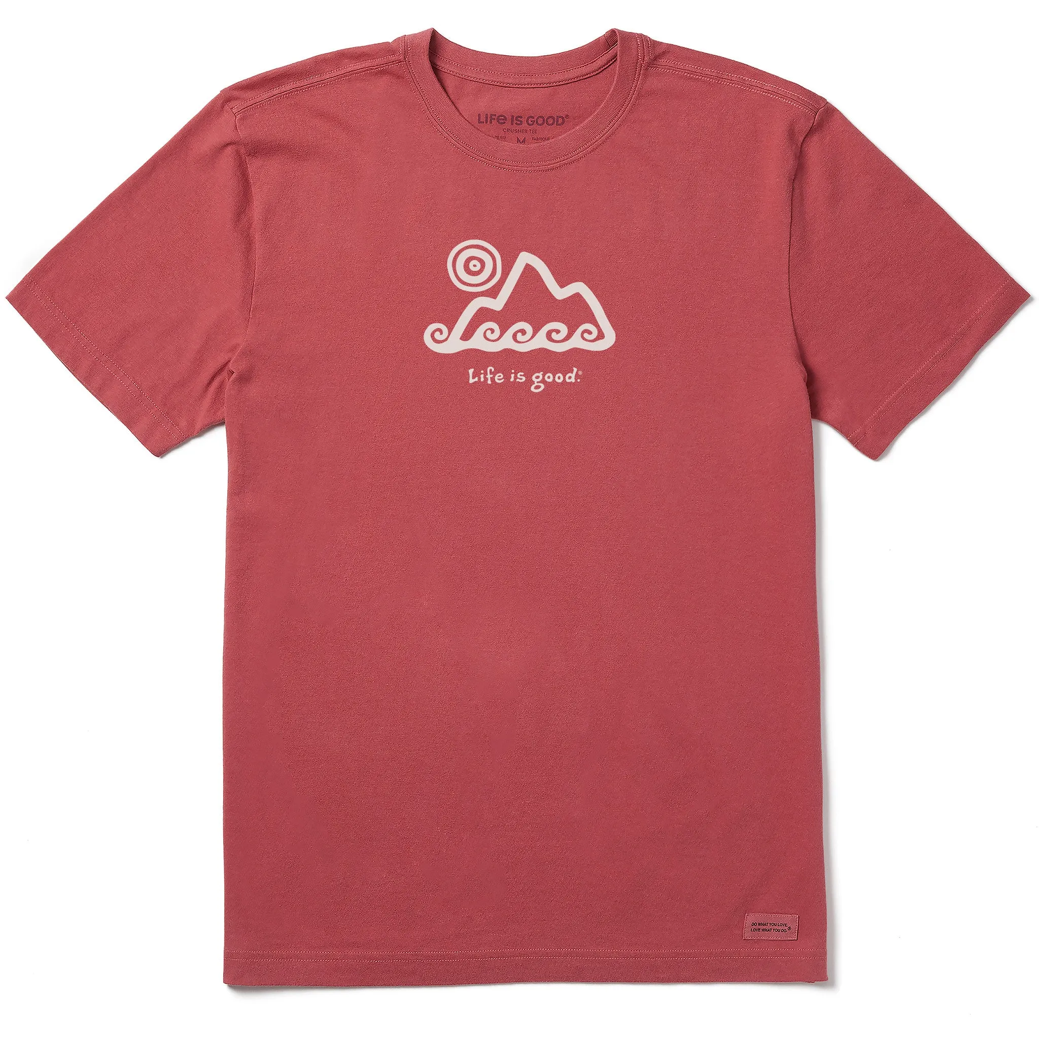 Men's Tribal Mountain Short Sleeve Tee Classic Cut Effortless Comfort Design