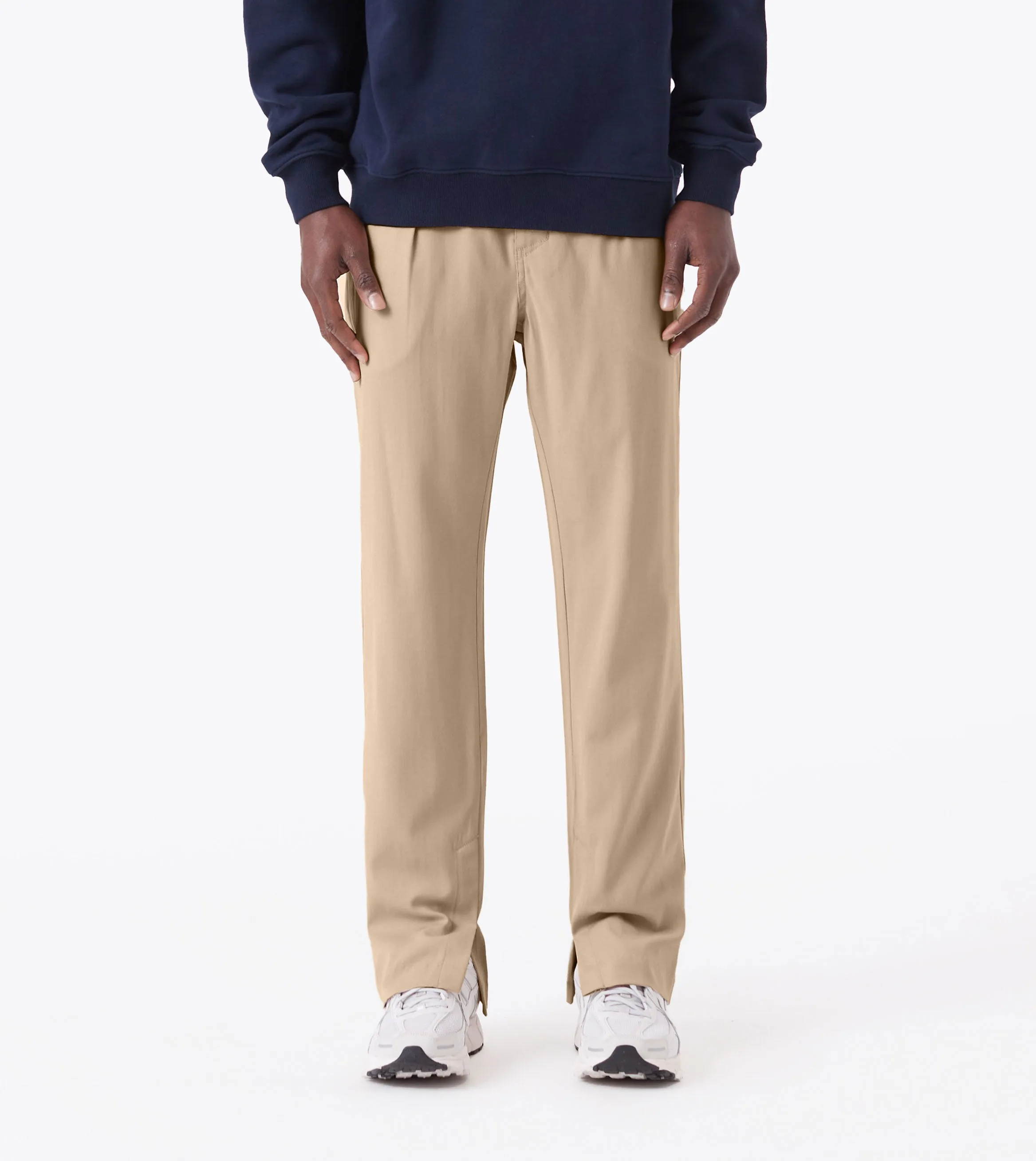 Easy Stretch Fit Split Pant Beige