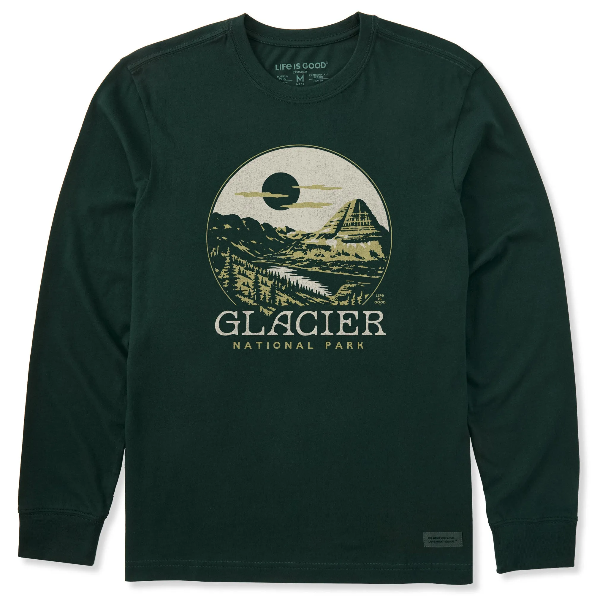 Comfortable Touch Men's Glacier Park Long Sleeve Crusher Tee