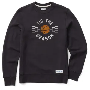 Comfort Layering Modern Relaxed Men's Tis the Season March Hoops Simply True Fleece Crew