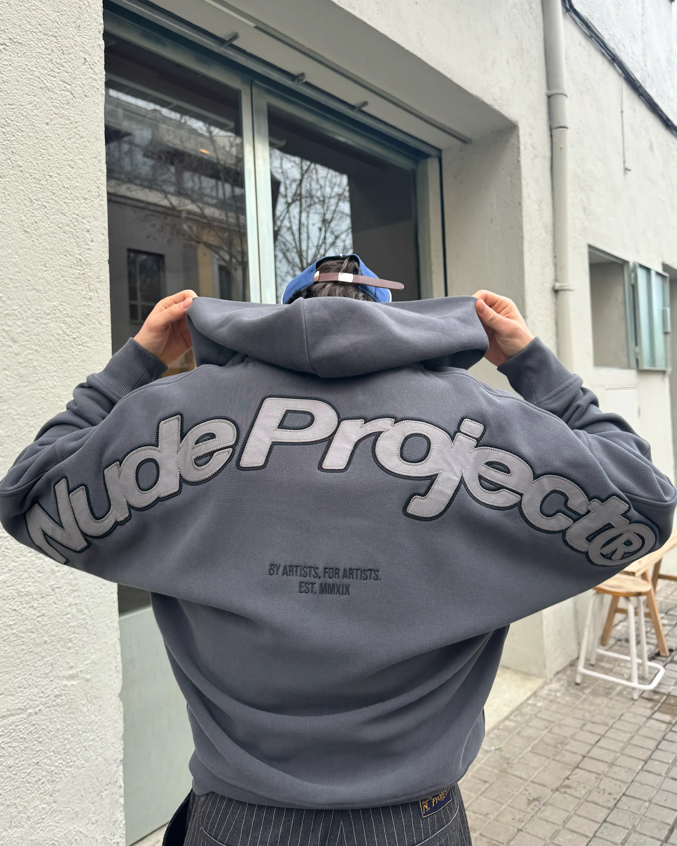 Beast Zip-Up Hoodie Ash Stylish Fit Lightweight Wear