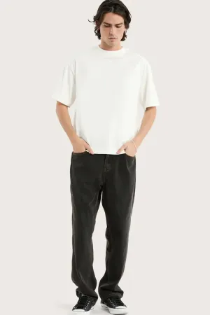 Essential Look All-Purpose Use K6 Baggy Wide Leg Jean Black