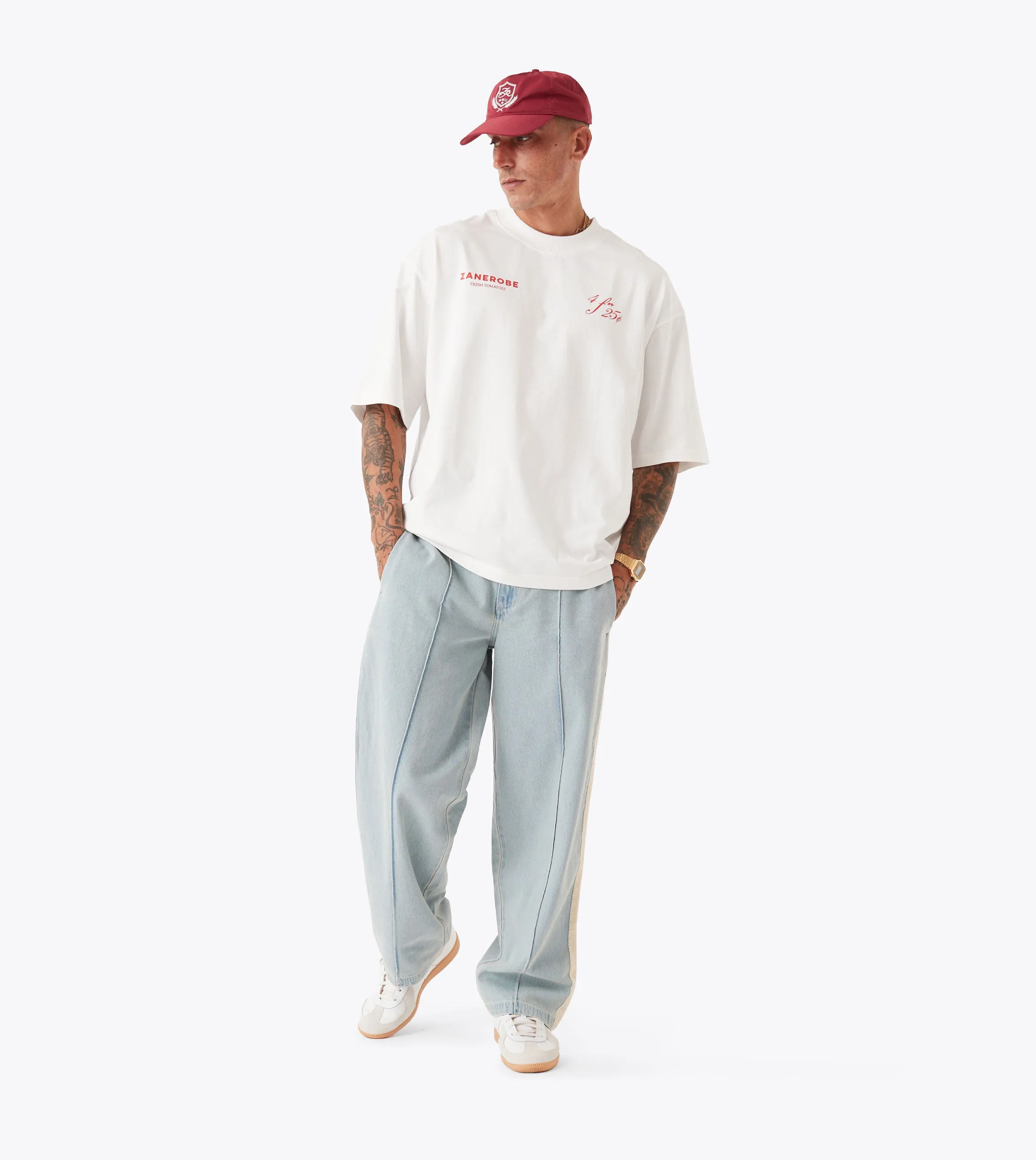 Fresh Produce Flow Tee Vintage White Classic and Comfy