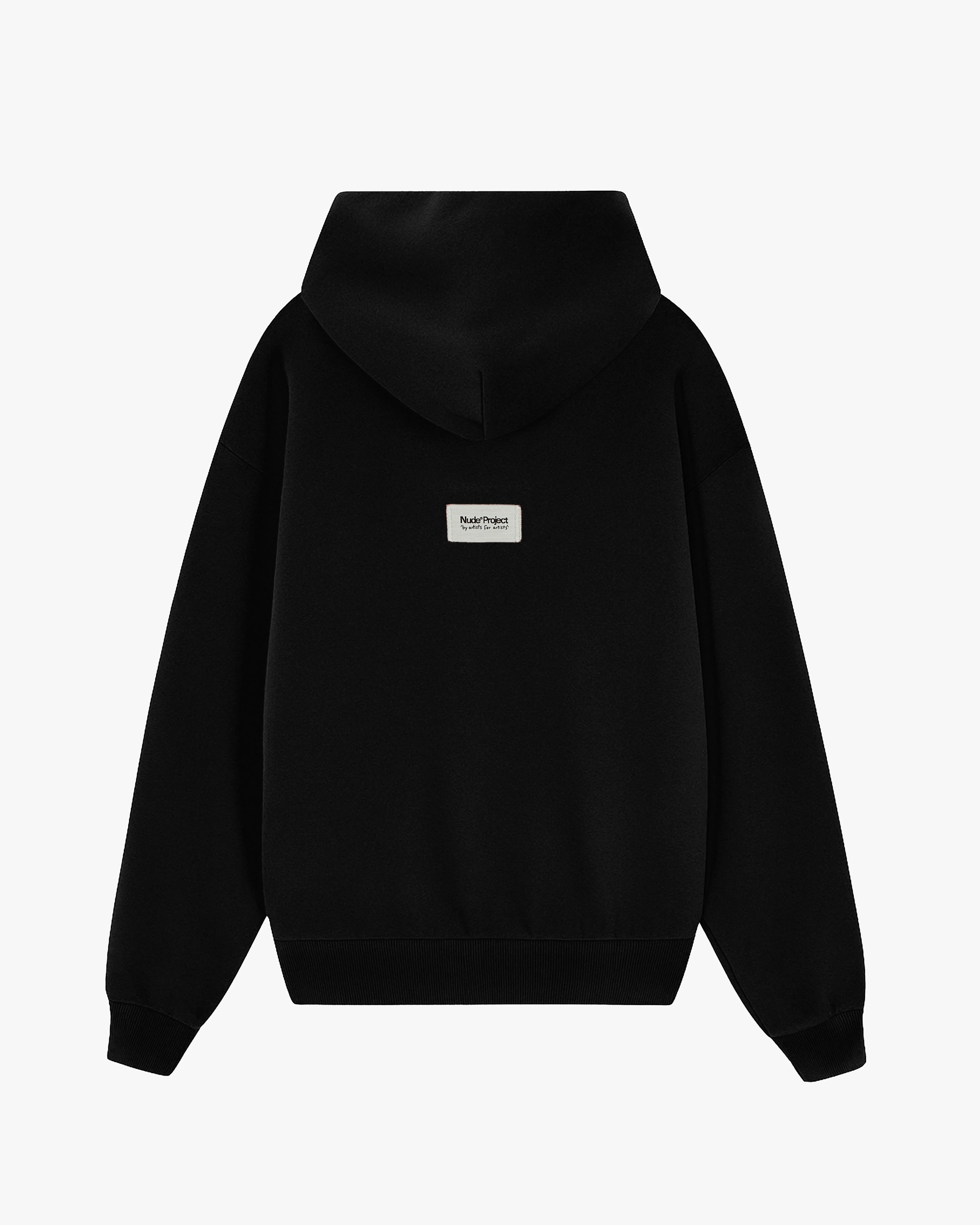 Relaxed Vibe Fashion Trend Origins Hoodie Black