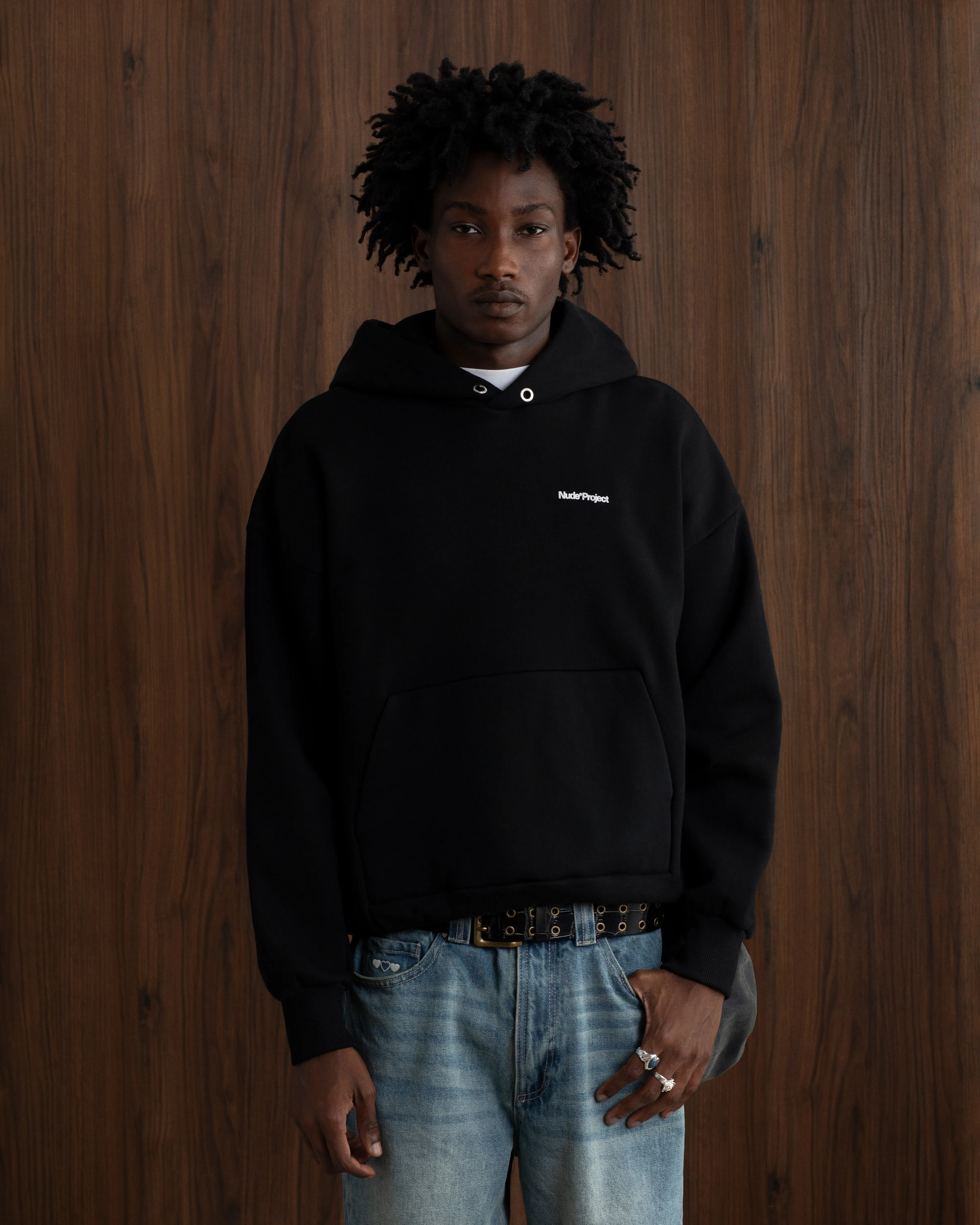 Casual Fashion Origins Hoodie Black