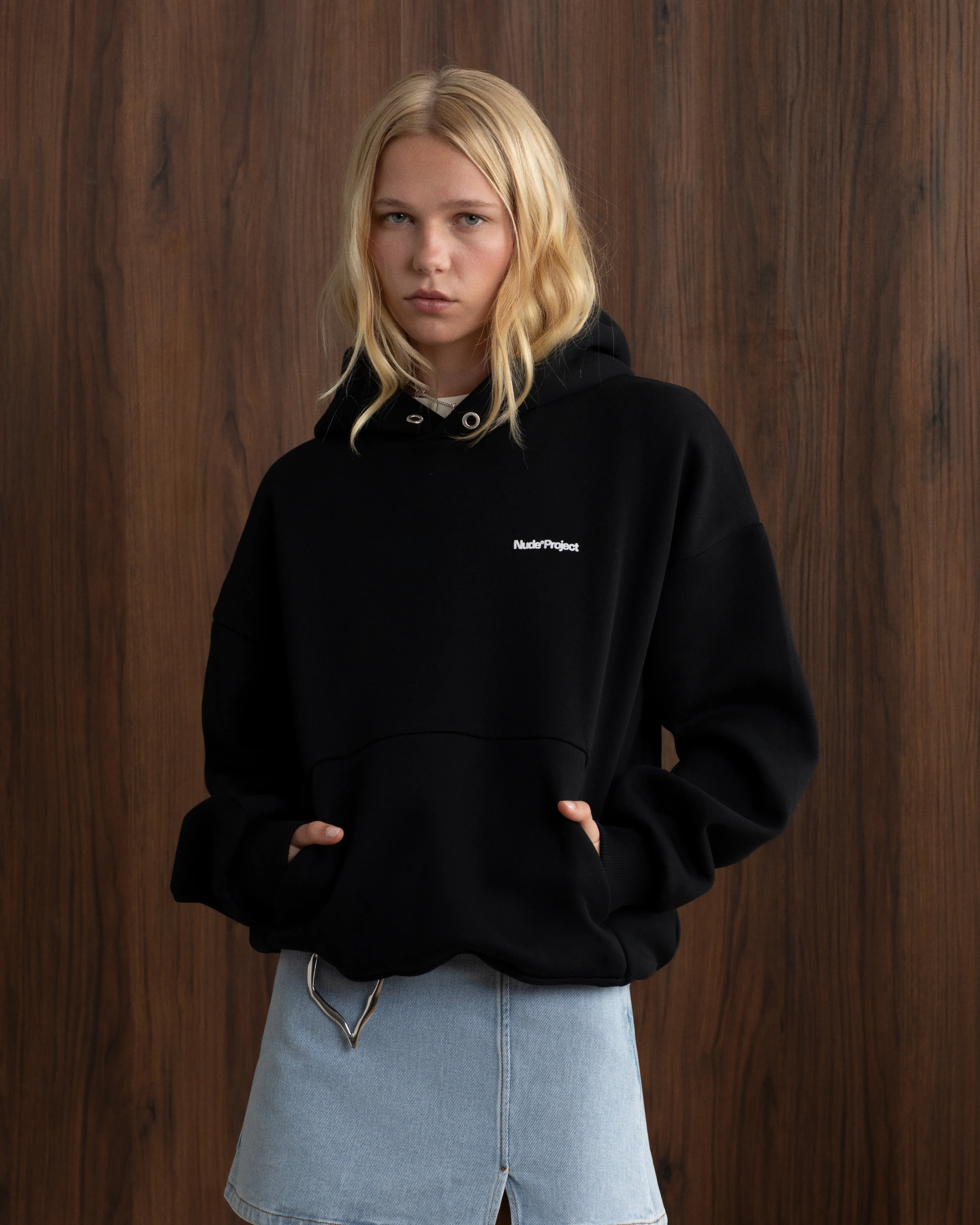 Origins Hoodie Black ring accents