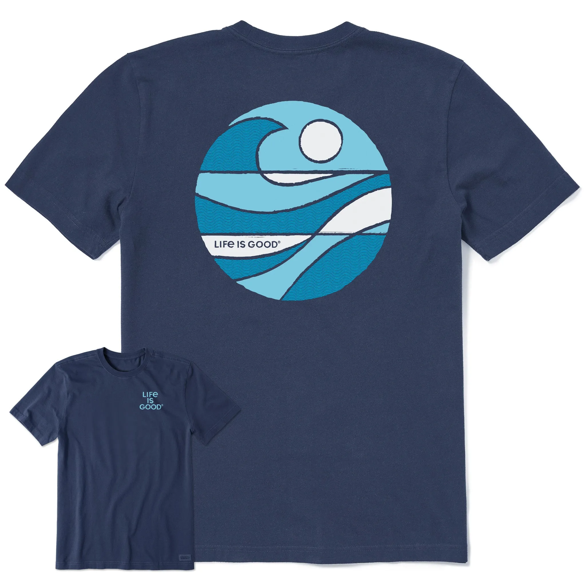 Men's Tidal Sunset Short Sleeve Tee Preppy