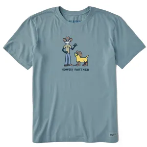 Men's Howdy Partner Jake Short Sleeve Crusher Tee Smart Casual
