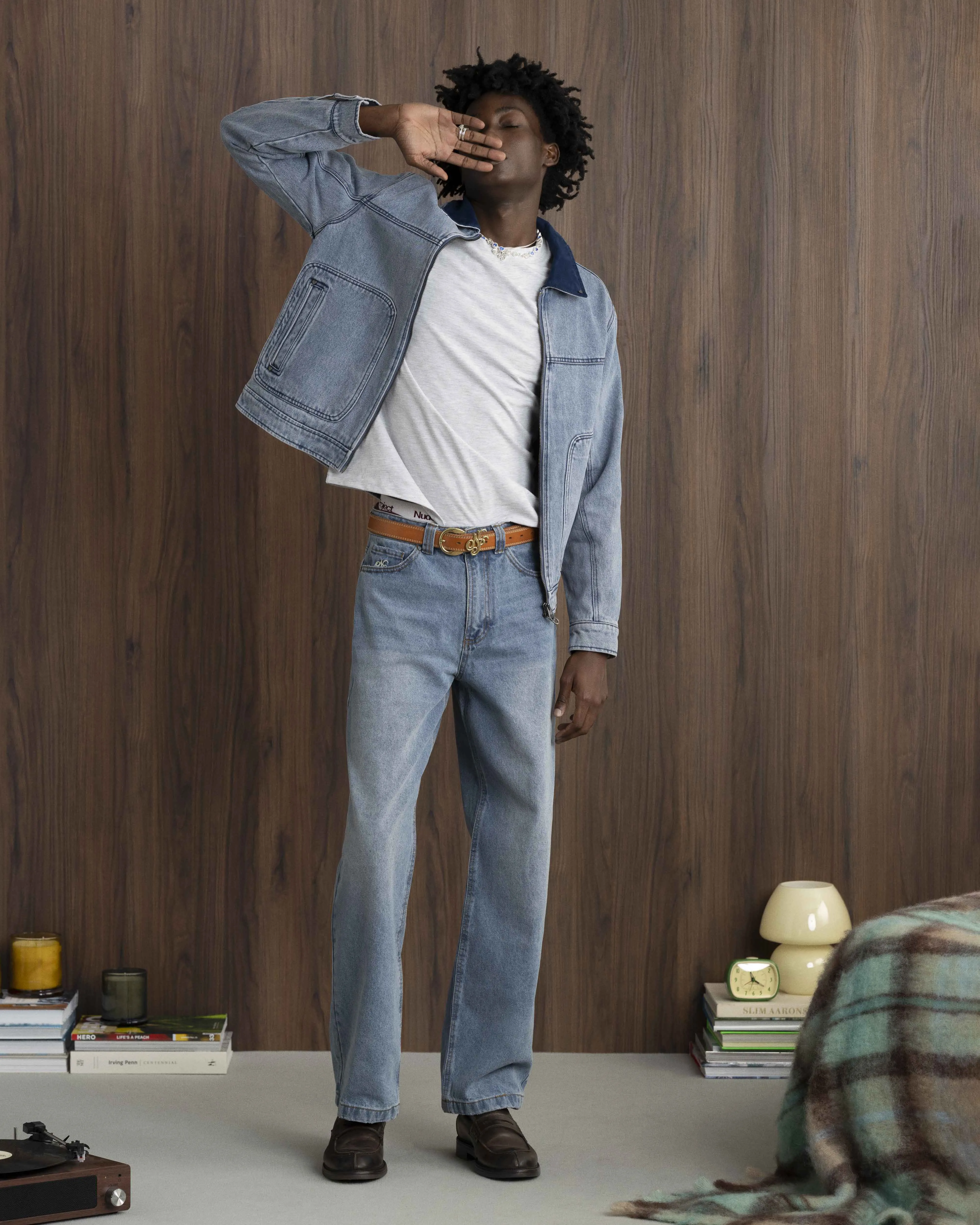 Basic Jeans Light Wash Modern Outfit All Round Fit