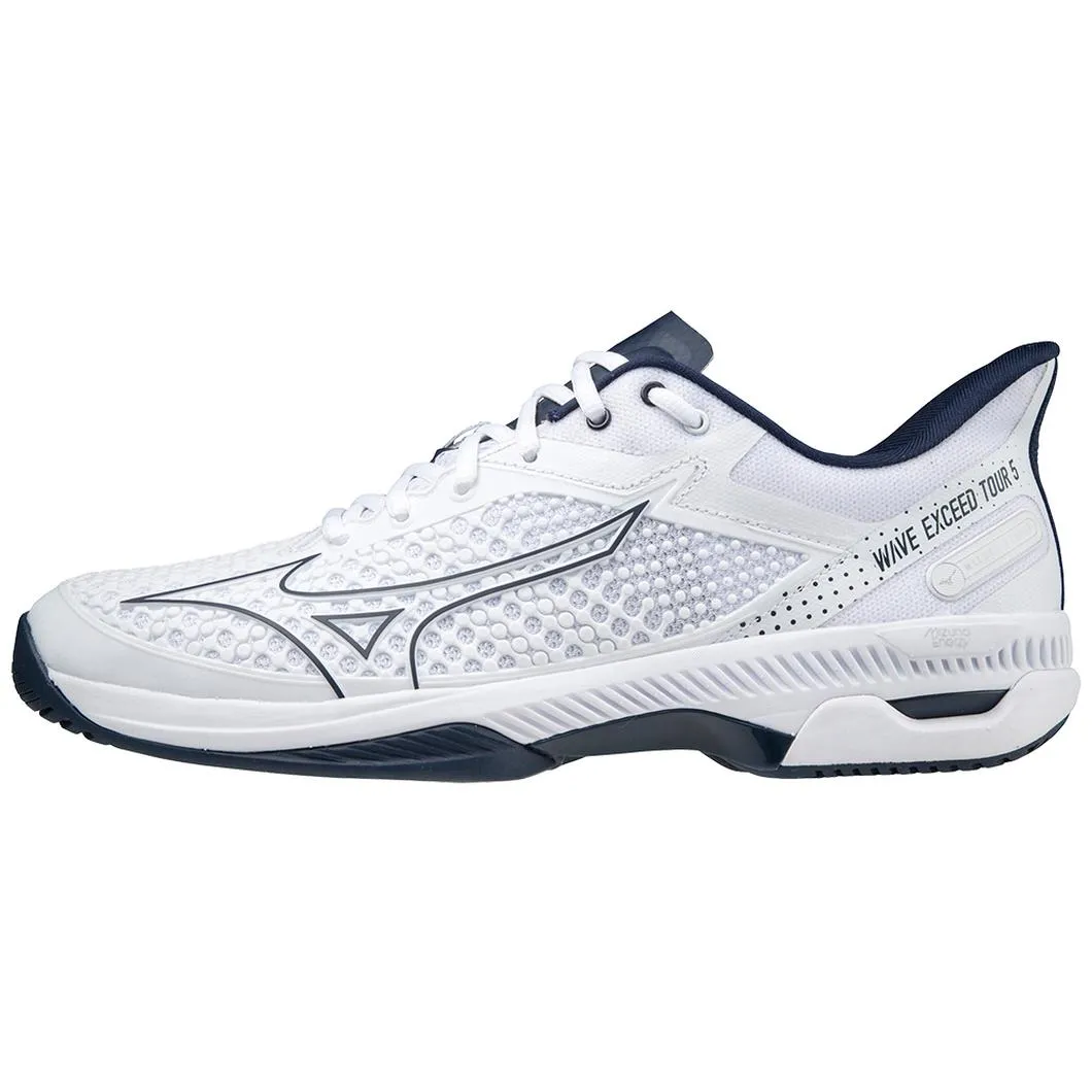 Mizuno Wave Exceed Tour 5 AC Men Court Shoes [White/Dress Blue] Trail One