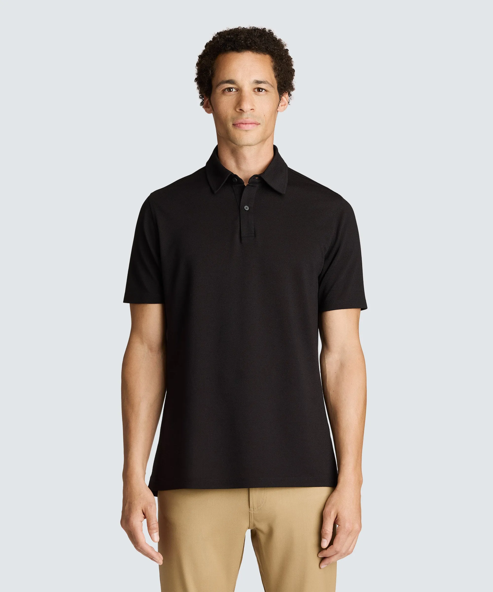 Minimalist Look Men's Merino Polo