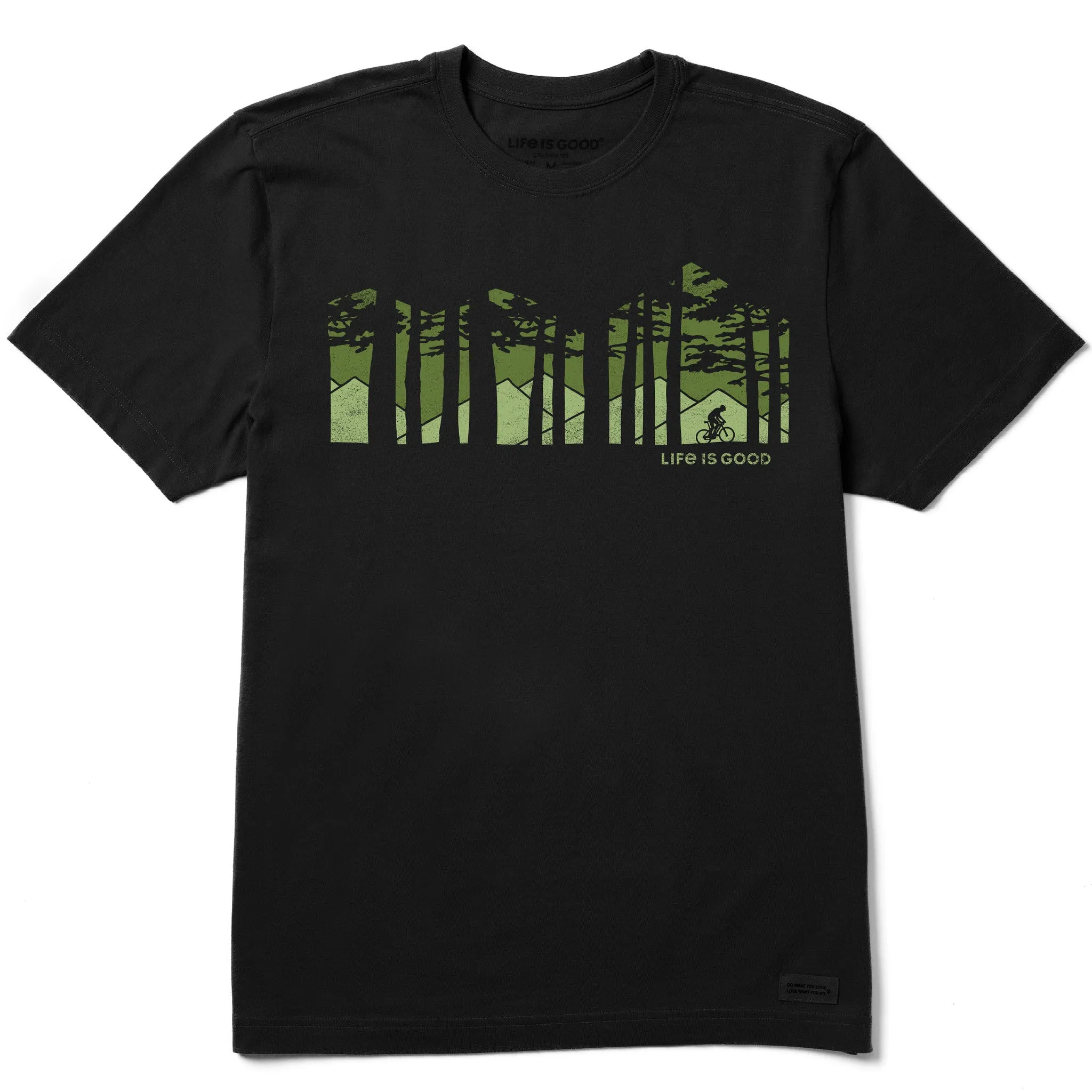 High-Quality Fabric Men's Ride in the Woods Short Sleeve Tee