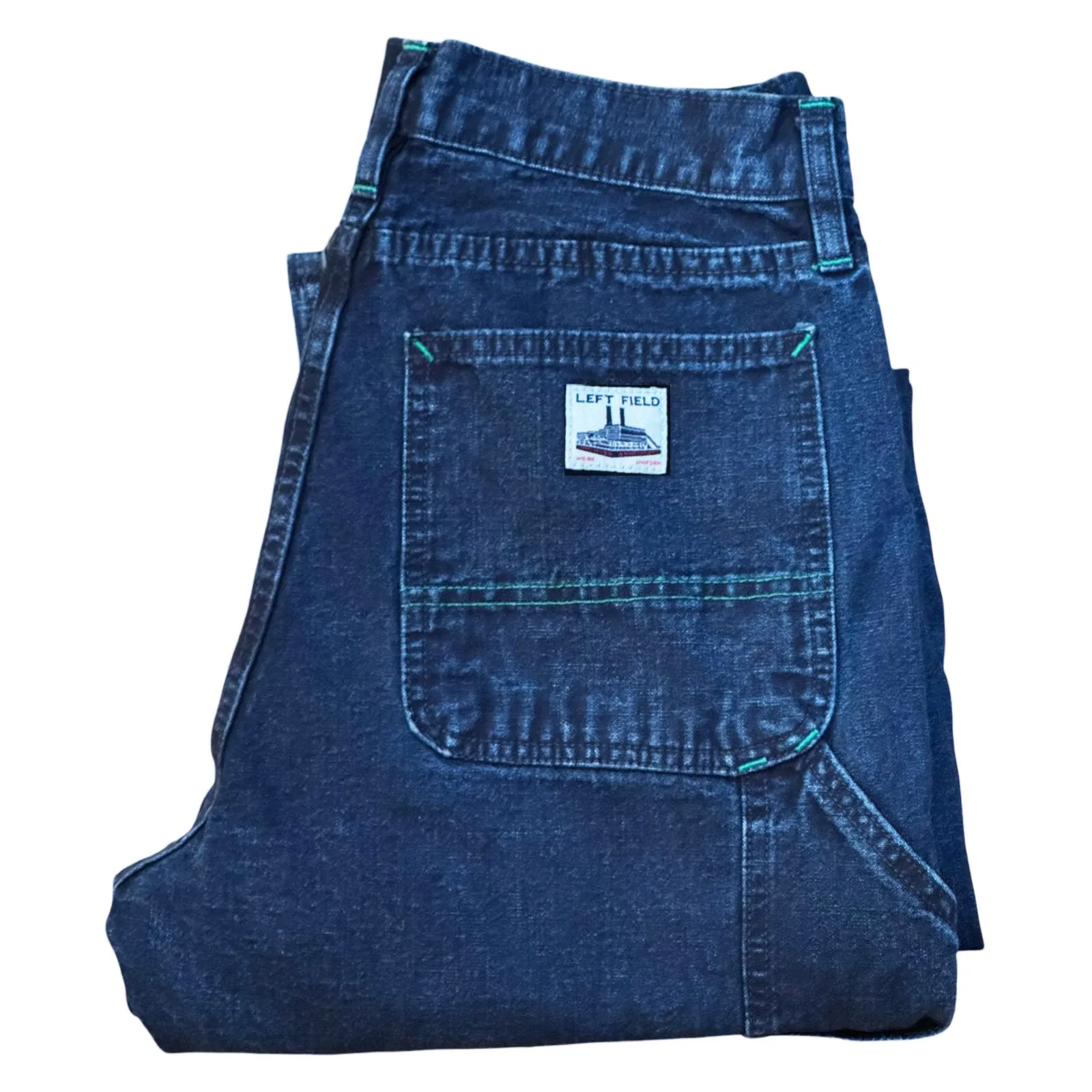 All terrain Smart Comfort Japanese Indigo Selvedge Duck Double Knee Work Uniform jeans