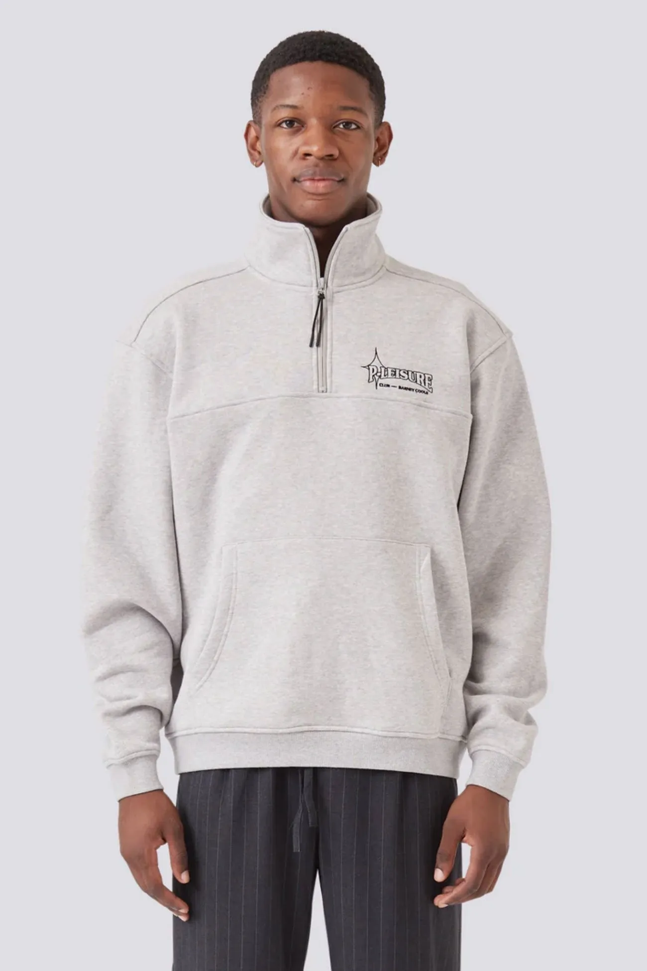 Commute Ease Party Guest Club Pullover Grey Marle