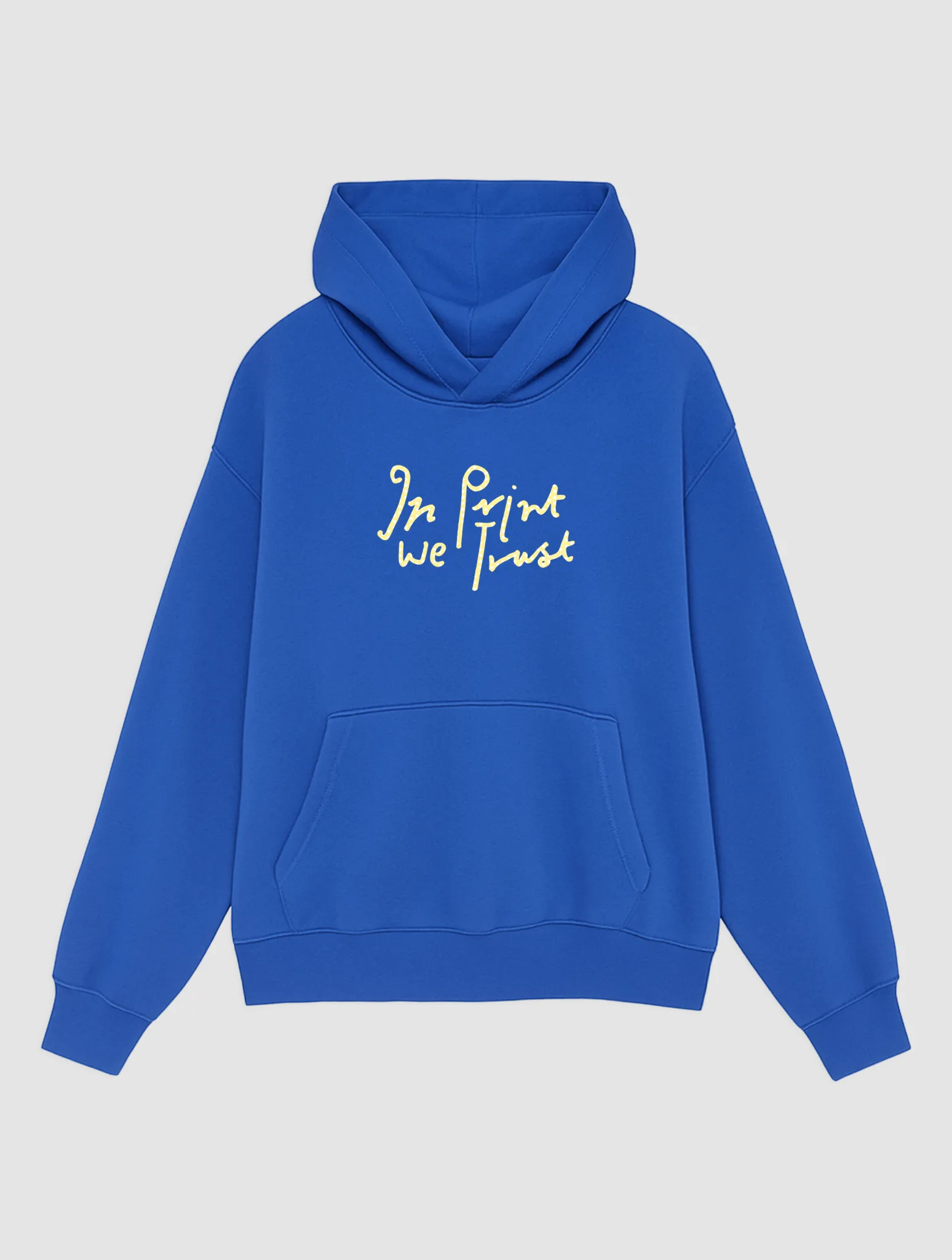 Athletic Neutral palette designed in london blue hoodie