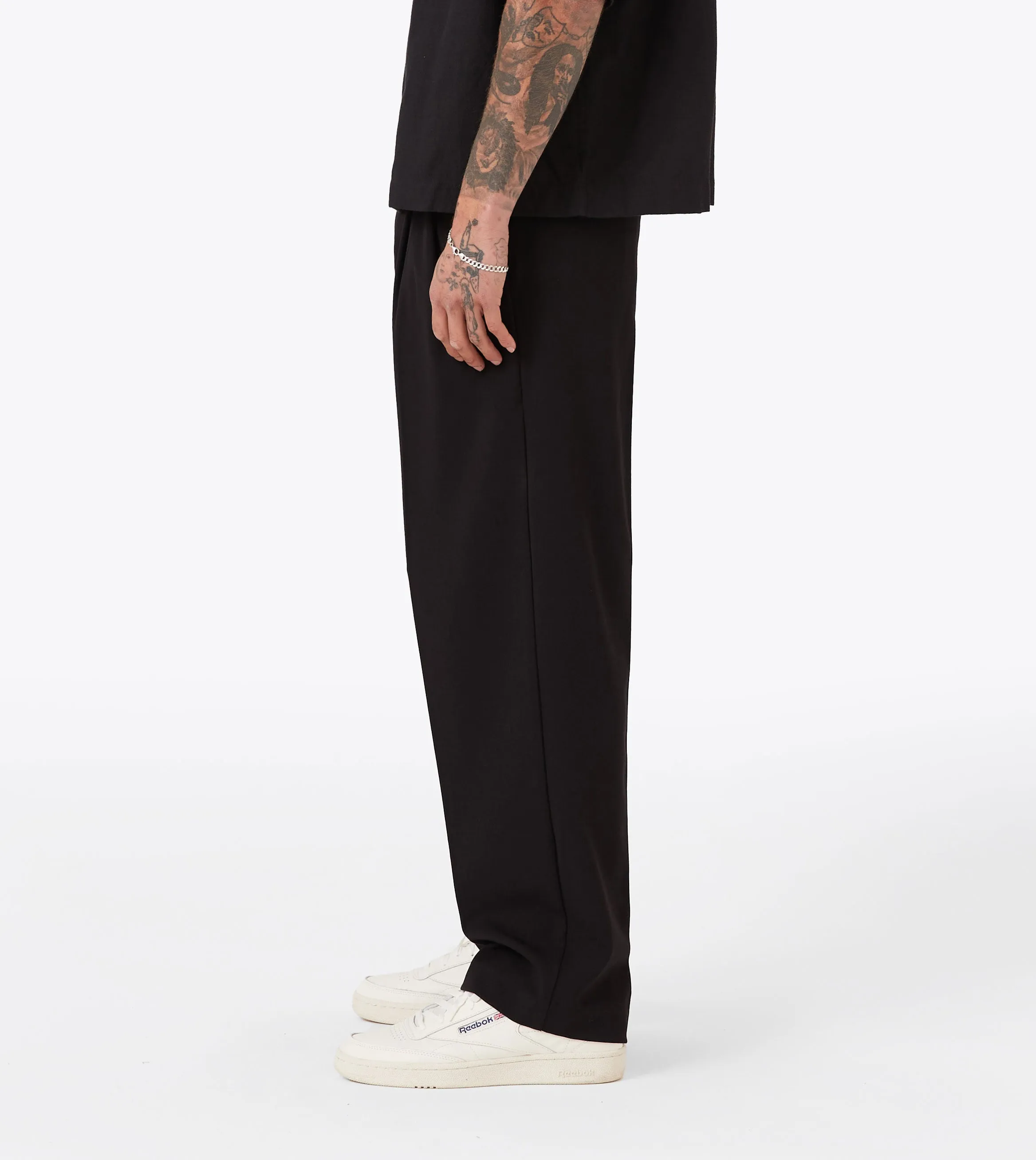 CompressionFitFabric Herringbone Flow Pant Black