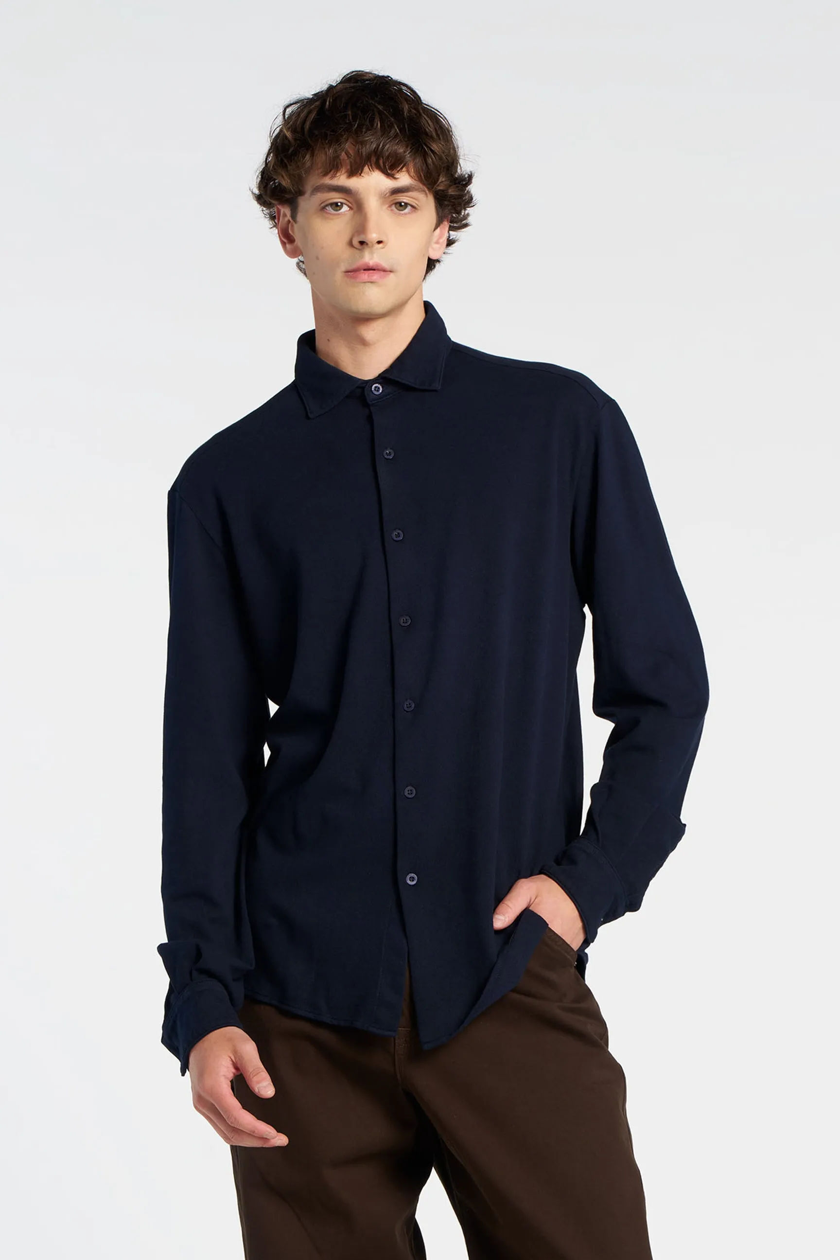 SeamlessConstruction Breathable Material Lennon Buttondown