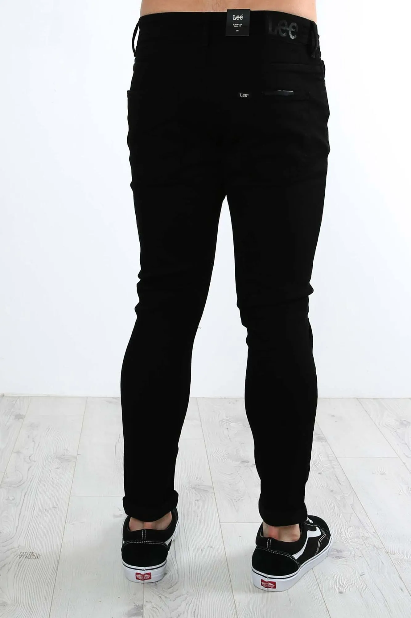 General Option Non Restrictive Thigh Z-Roller Jean Delta Black Destroy