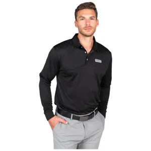 Stuburt Mens Sport Tech Long Sleeve Polo Shirt MoistureWicking Fabric Relaxed Design