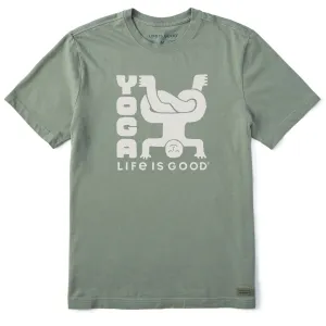 Men's Yoga Life is Good Short Sleeve Crusher Tee Quick Fit Wear