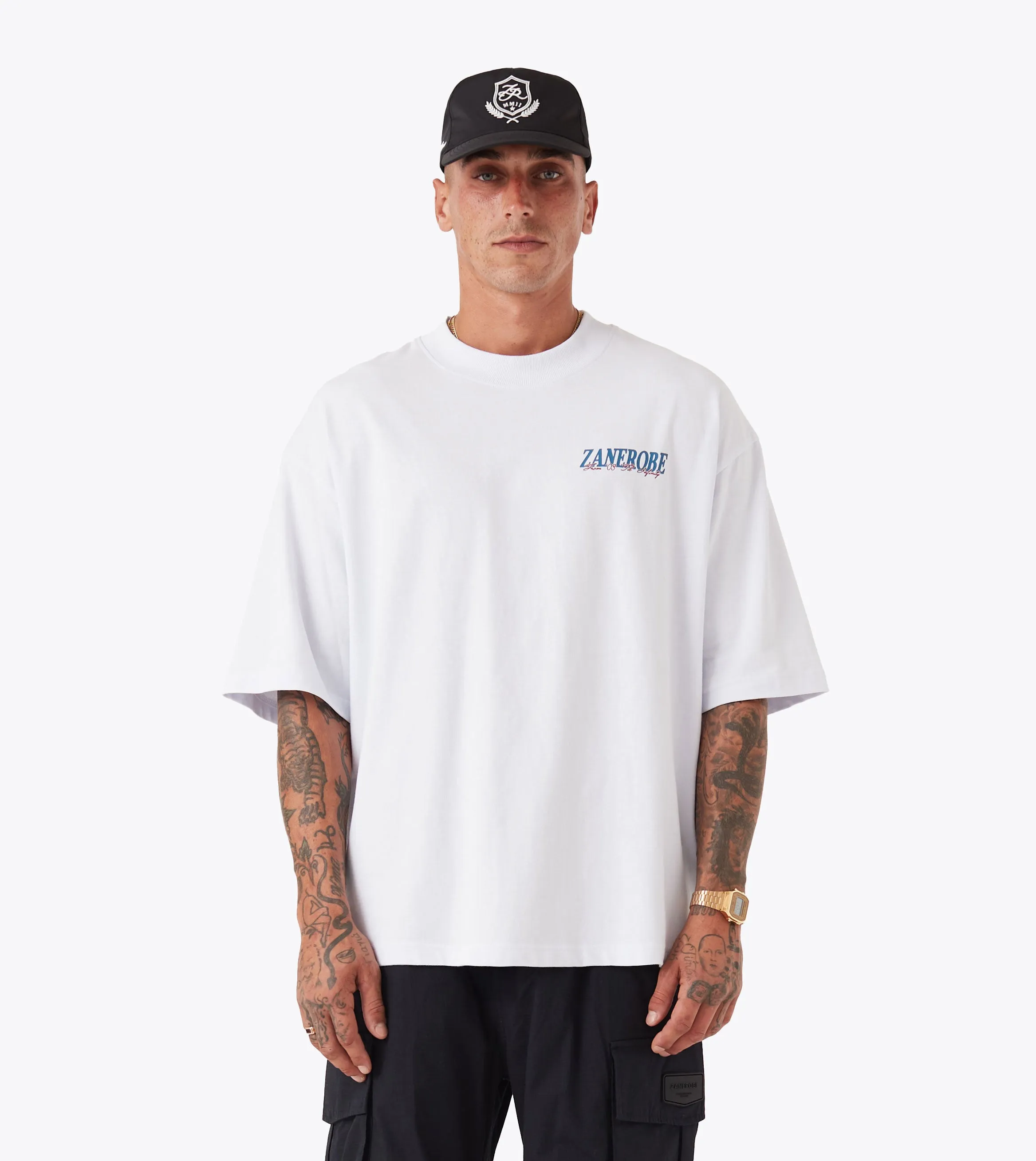 Portfolio Flow Tee White Layering Piece comfortable option