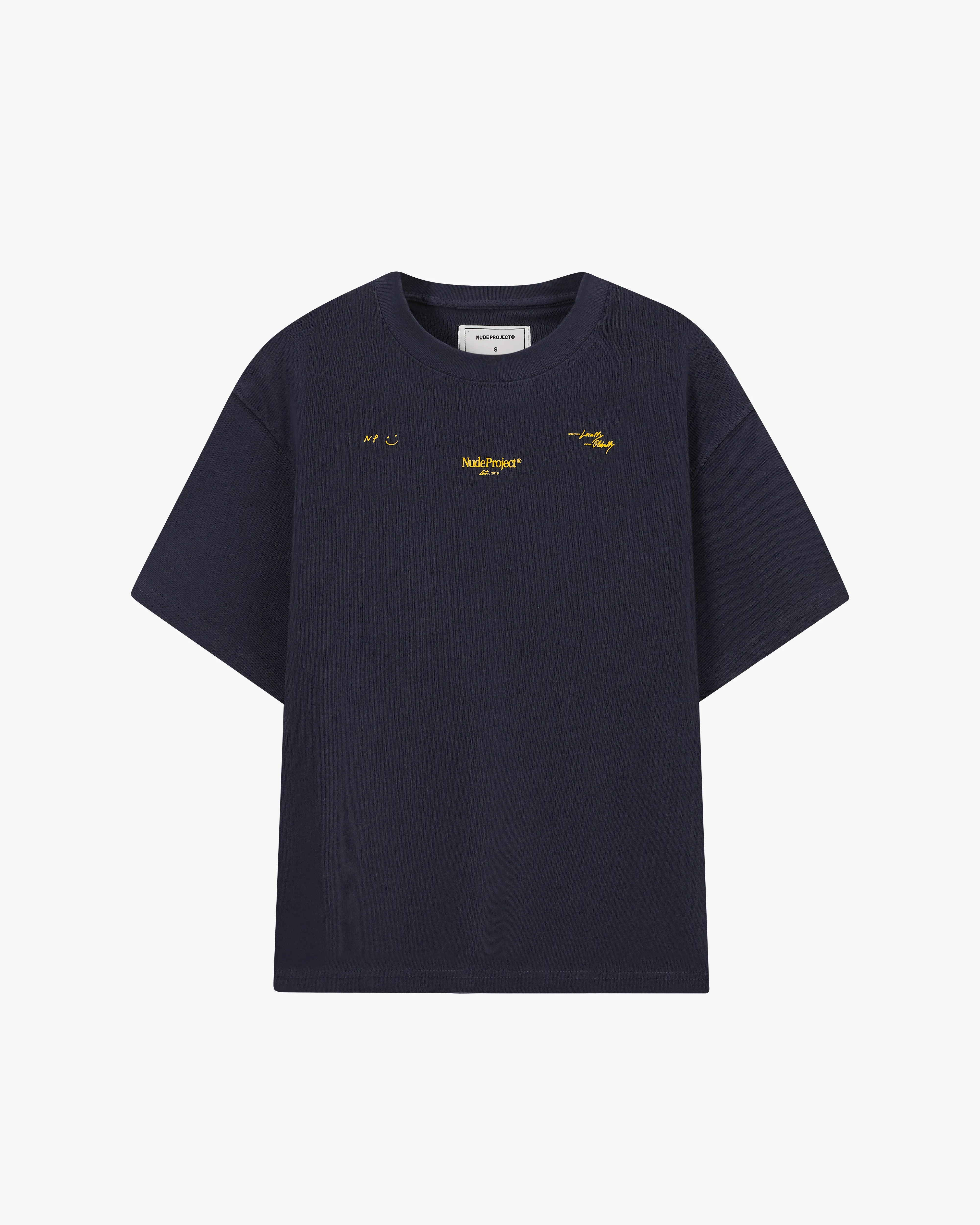 Global Soon Tee Navy Relaxed and Easy Sporty Style Wear