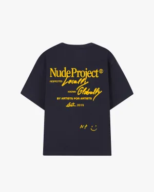 Global Soon Tee Navy Daily Style