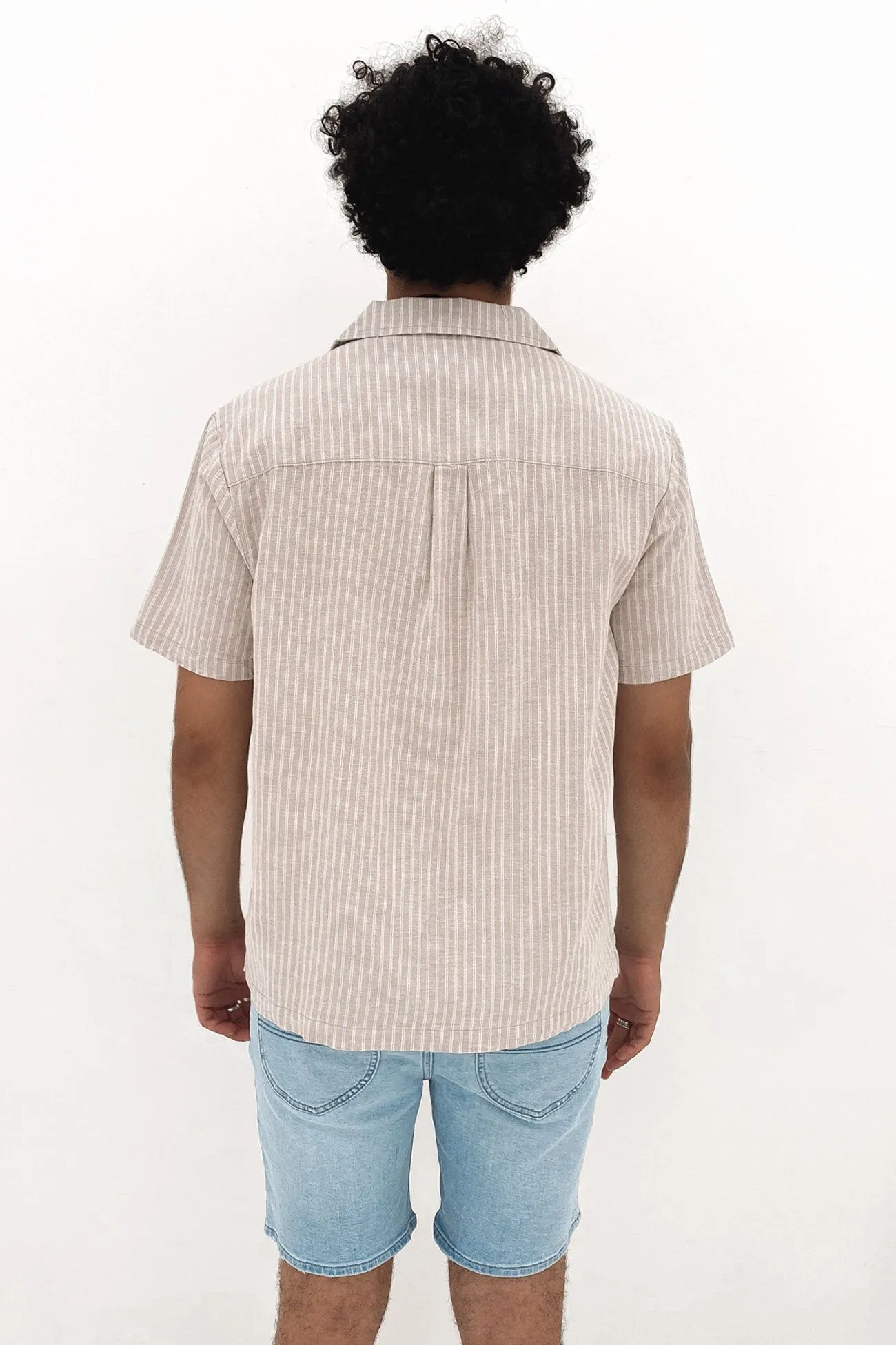 Slim Fit Wear Lee Holiday Shirt Sand Stripe