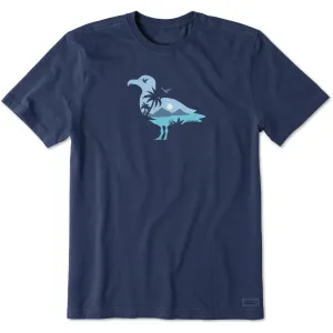 Men's Seagull Island Short Sleeve Crusher Tee Ultra Soft Texture