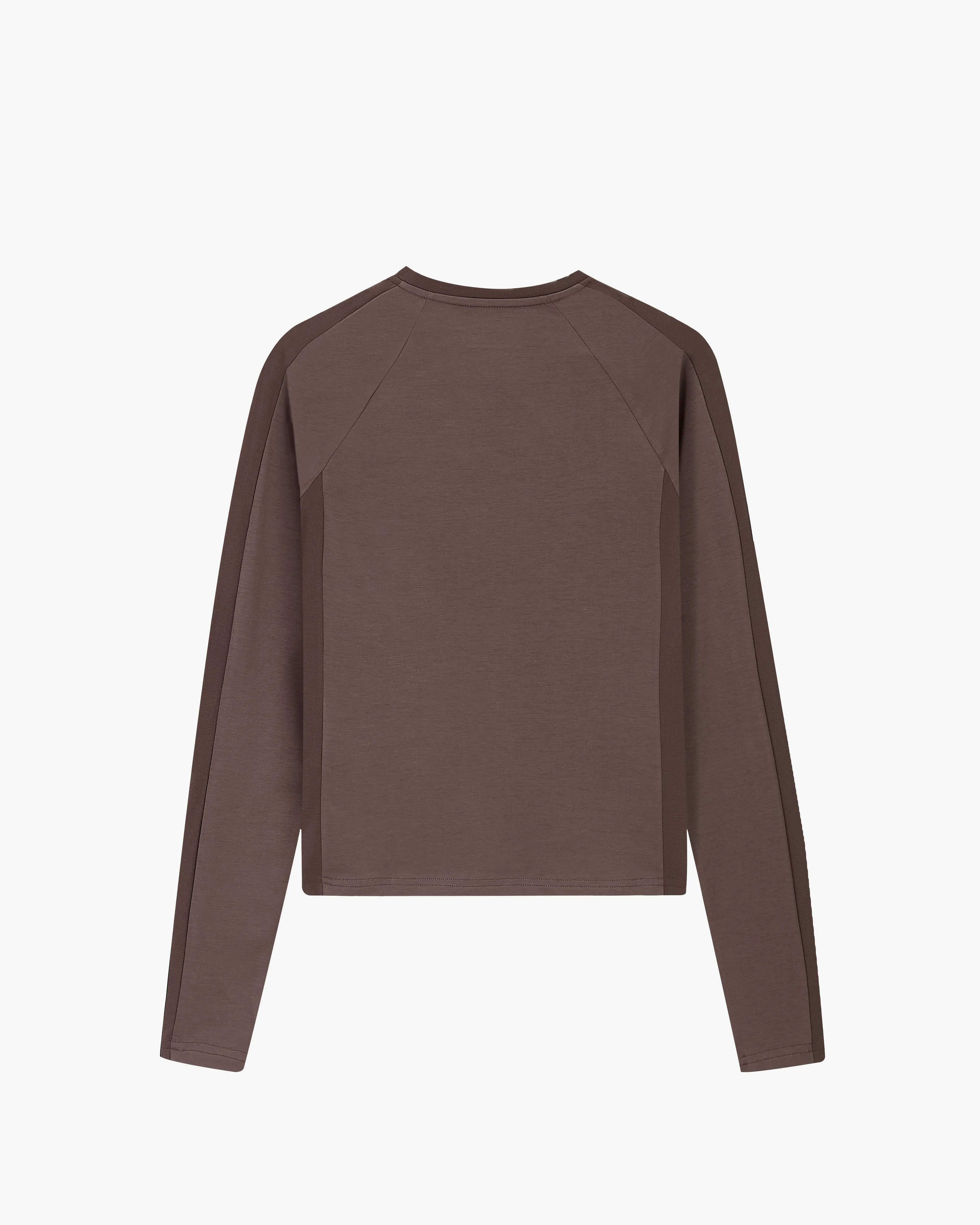 Tech Longsleeve Brown Clean Cut