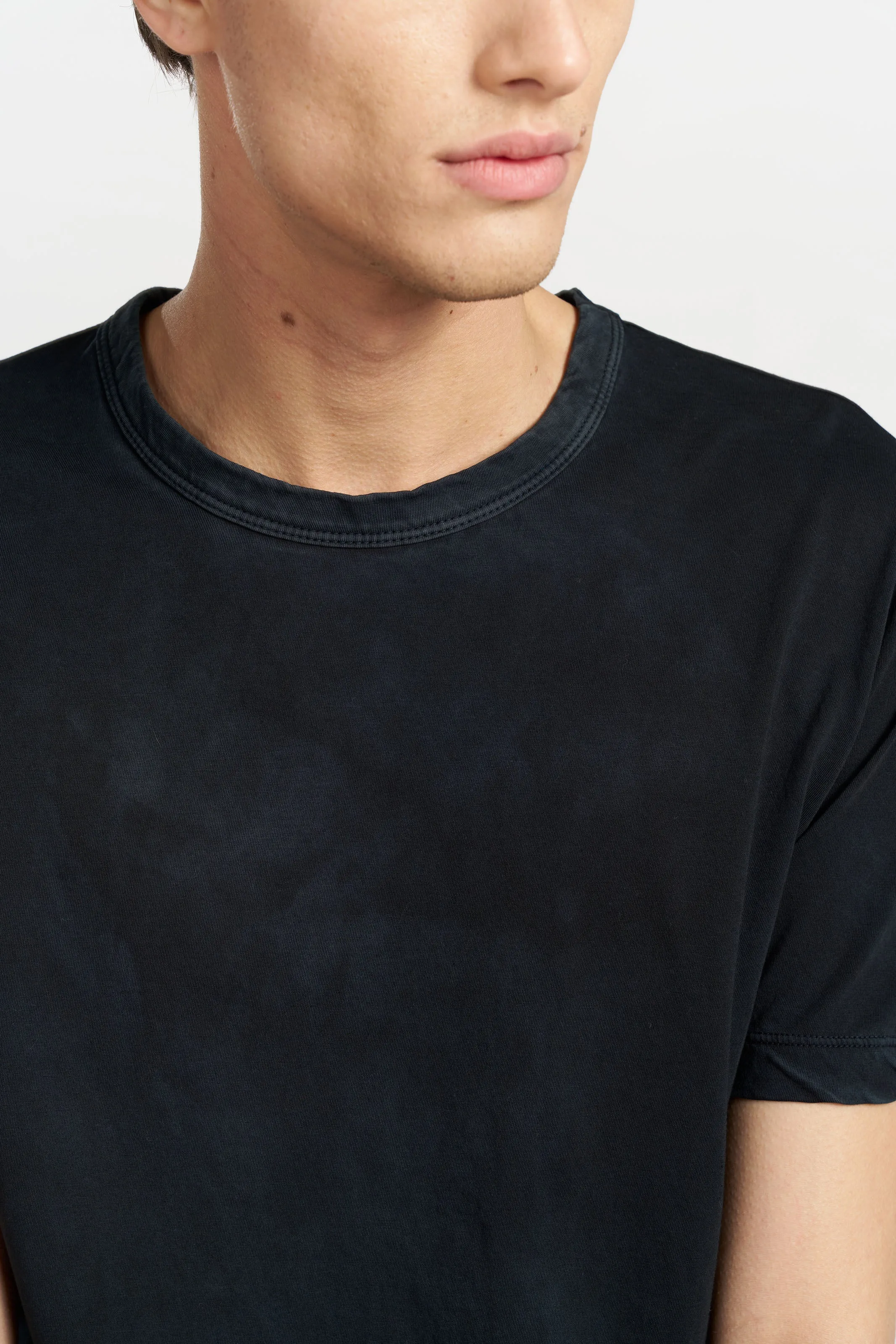 Classic Crewneck Tee Fun and Relaxed Durable Collar Construction