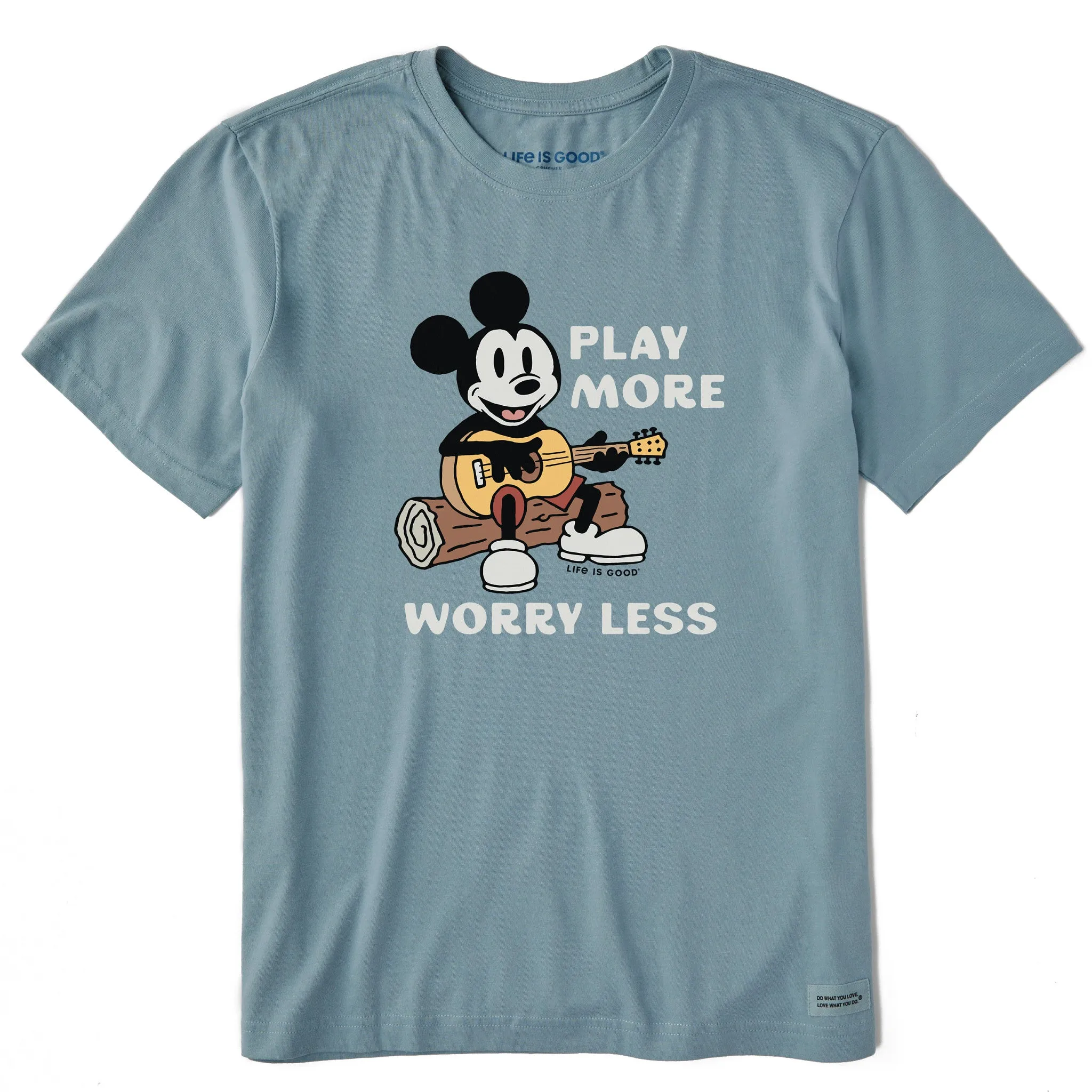 Men's Play More Worry Less Willie Short Sleeve Crusher Tee Casual Mode